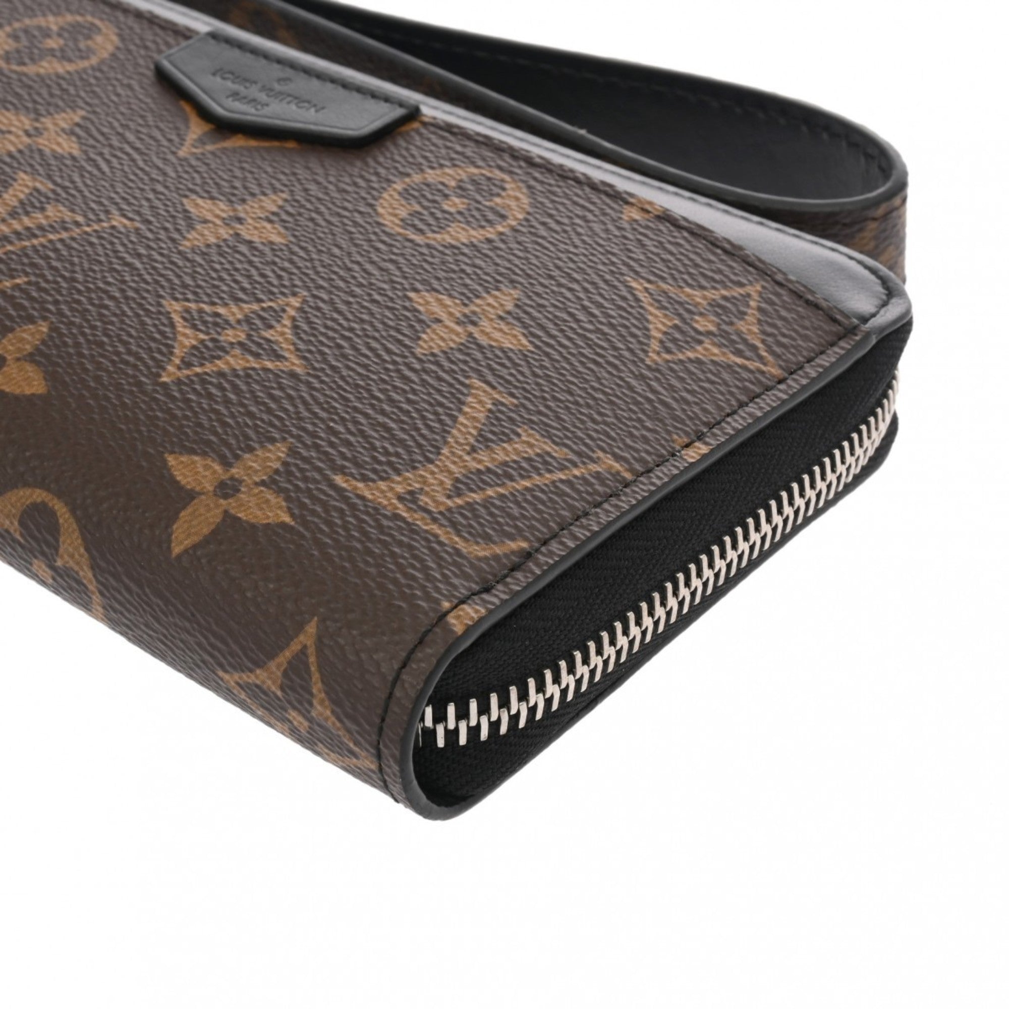 Louis Vuitton Black Brown Monogram Monogram Long Wallet (Bi-Fold) (Pre-Owned)