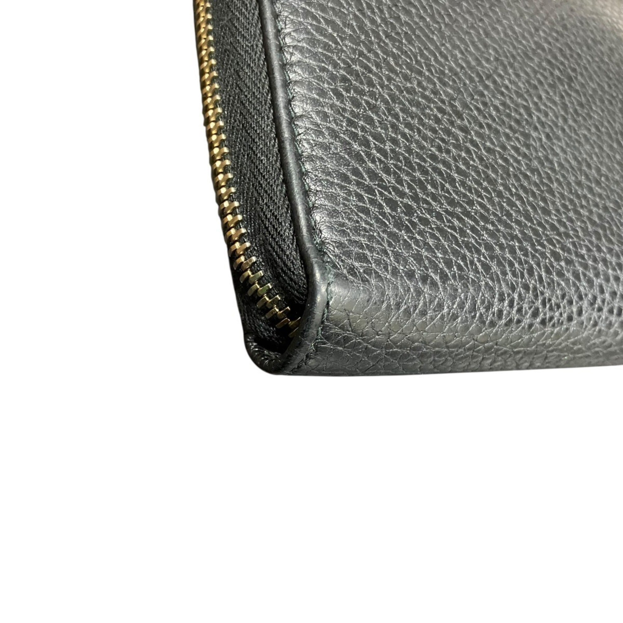 Gucci Black Leather Coin Purse/Coin Case (Pre-Owned)