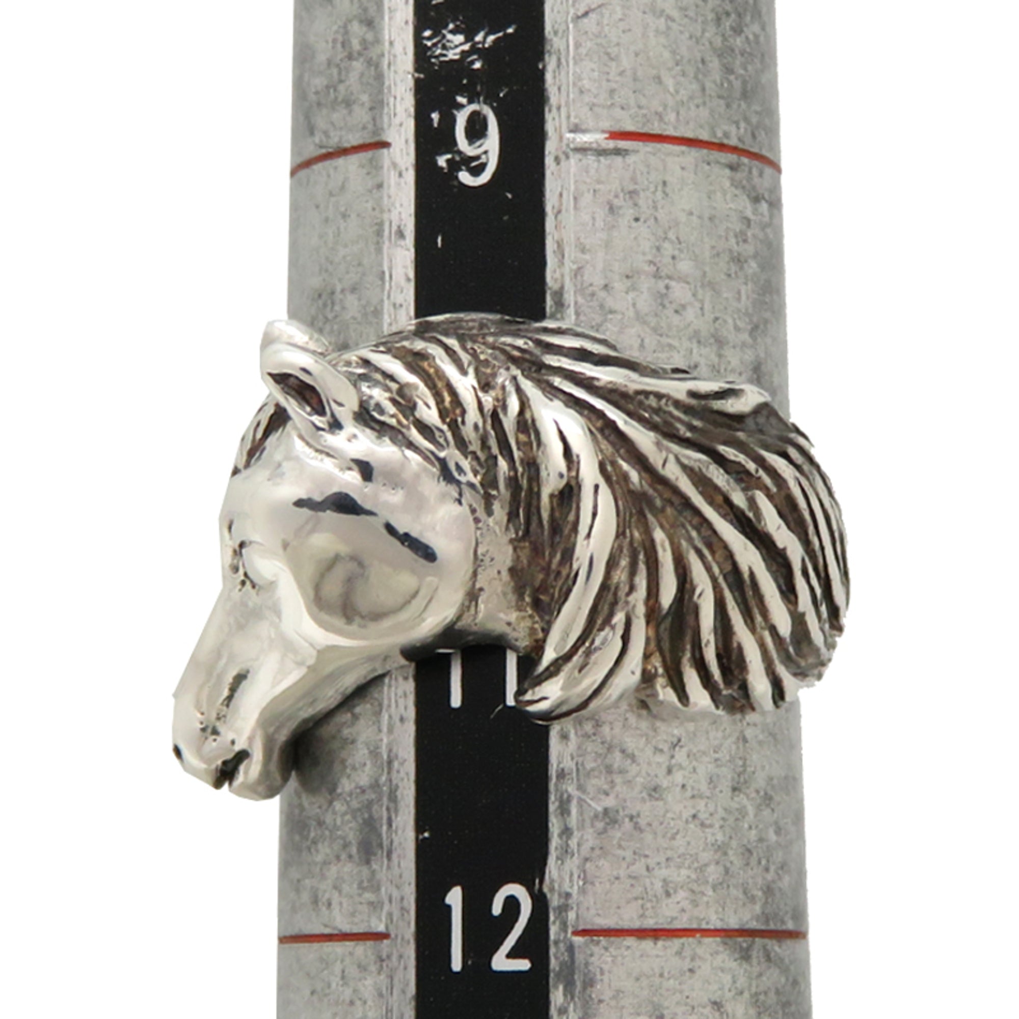 Hermes Silver 925 Band Ring (Pre-Owned)