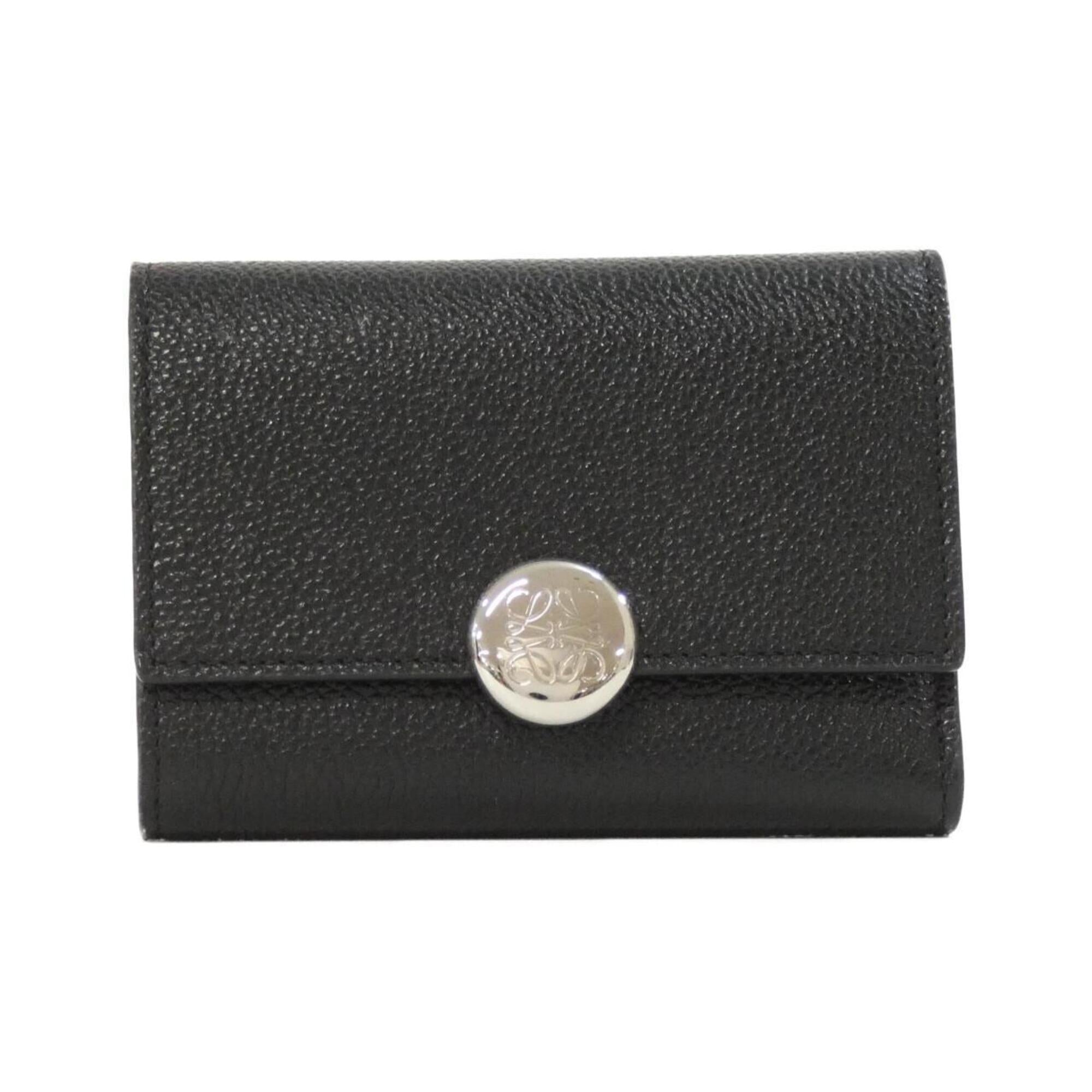 Loewe Black Leather Wallet (Bi-Fold) (Pre-Owned)