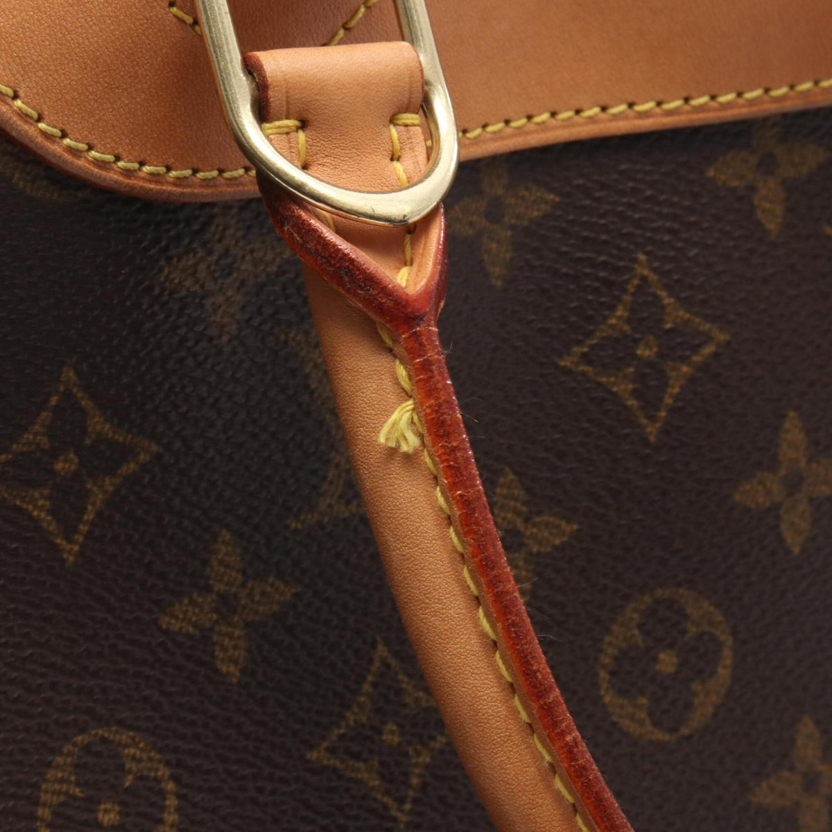 Louis Vuitton Brown Monogram Pvc Coated Canvas Leather Handbag (Pre-Owned)