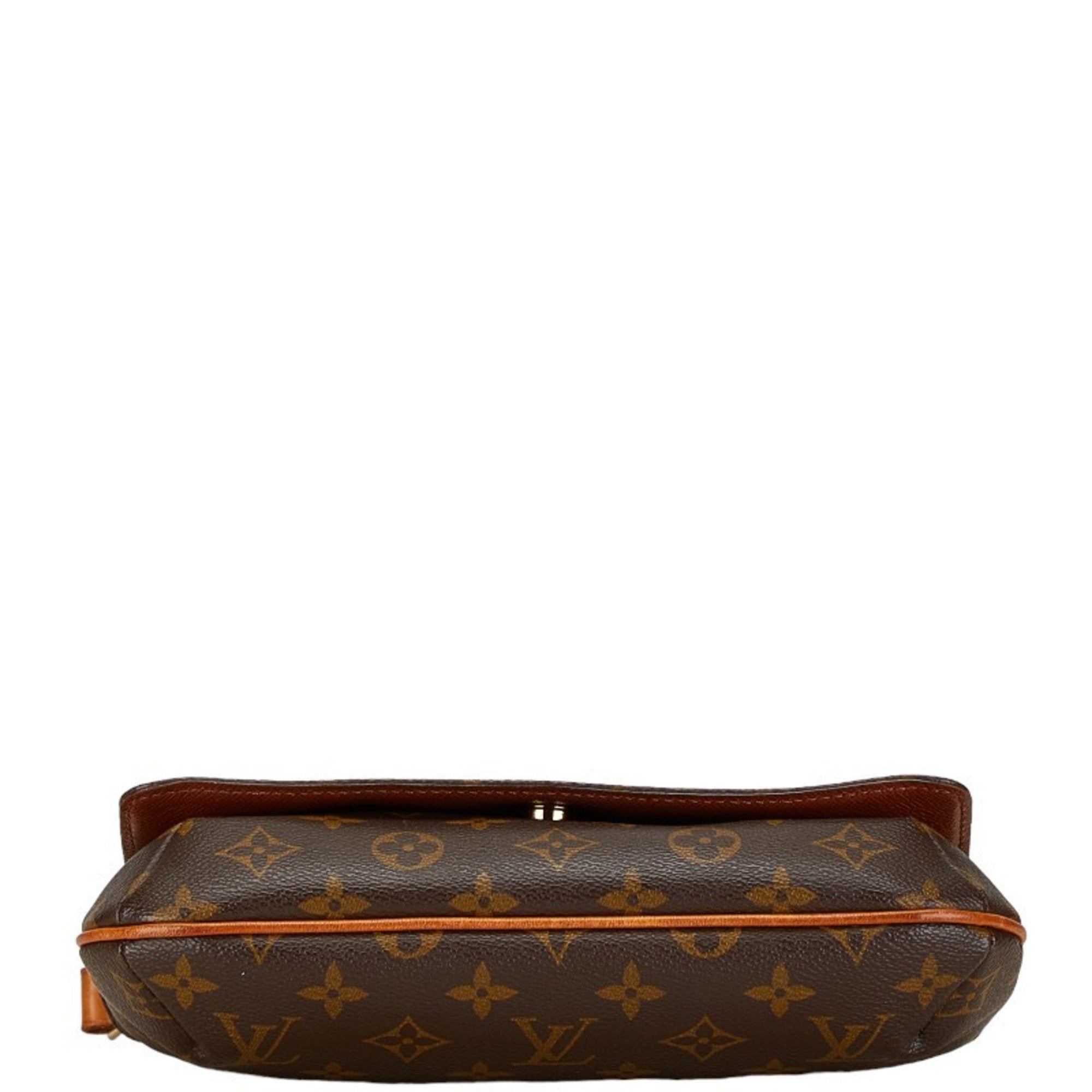 Louis Vuitton Brown Pvc Leather Handbag Shoulder Bag (Pre-Owned)