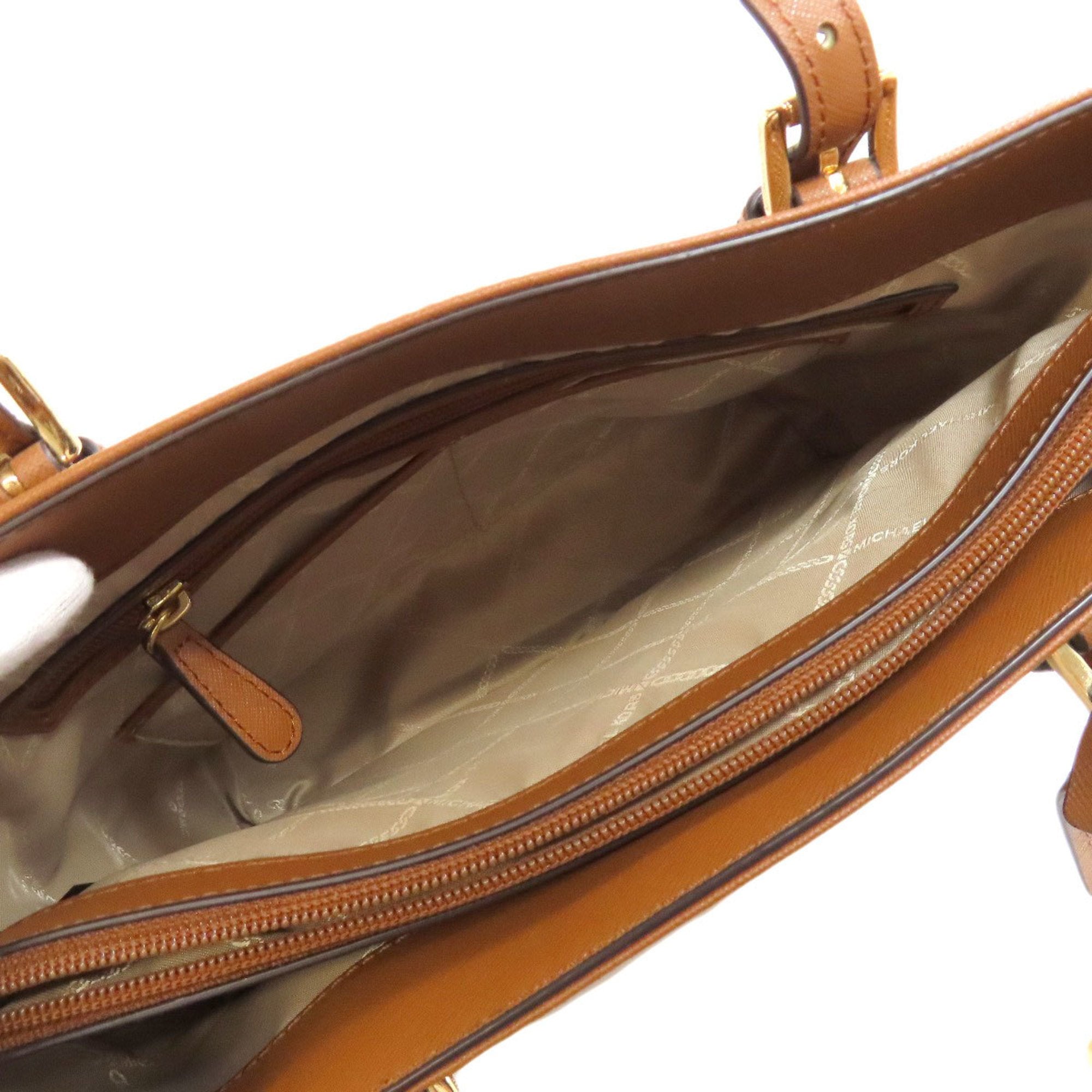 Michael Kors Brown Pvc Tote Bag (Pre-Owned)