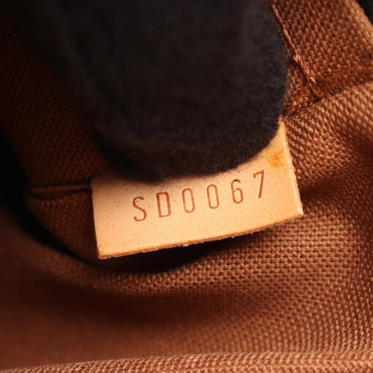 Louis Vuitton Brown Monogram Coated Canvas Leather Handbag (Pre-Owned)