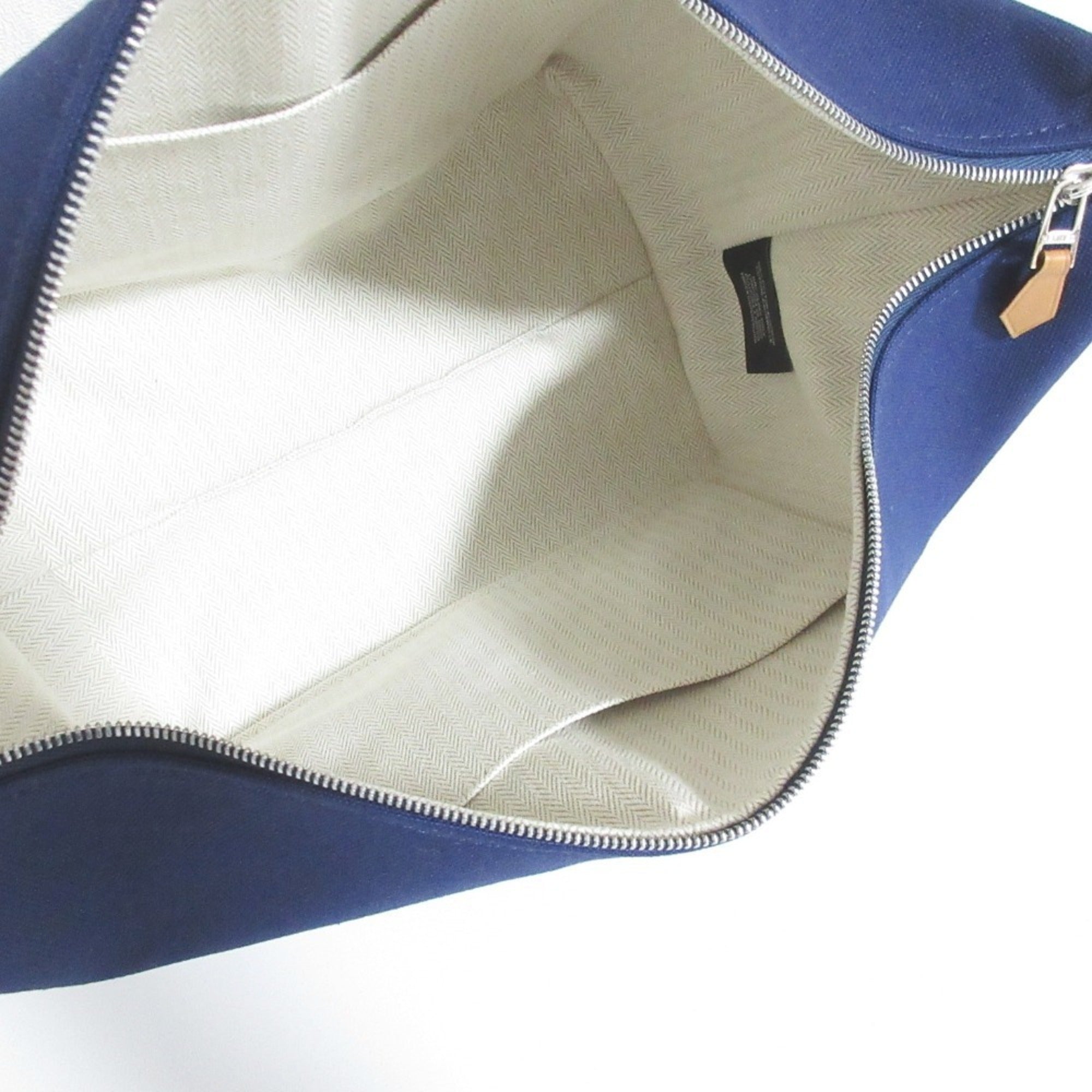 Hermes Cotton Canvas Handbag (Pre-Owned)