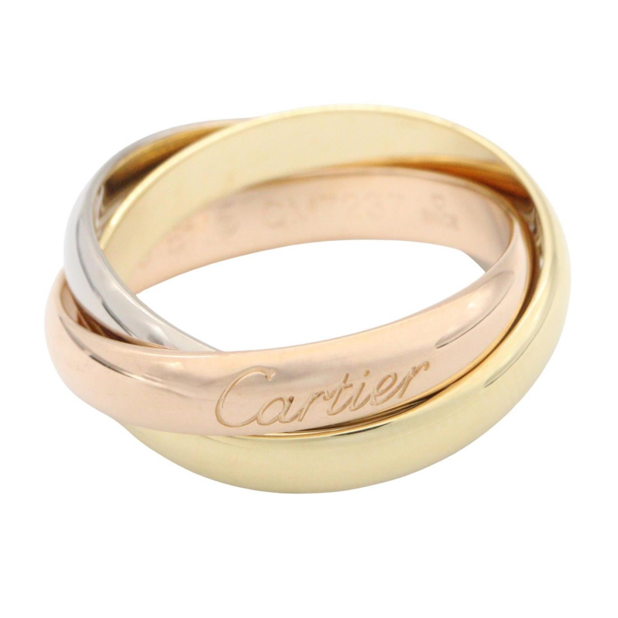 Cartier Gold Silver Yellow Gold (18K) Pink Gold (18K) White Gold (18K) Band Ring (Pre-Owned)