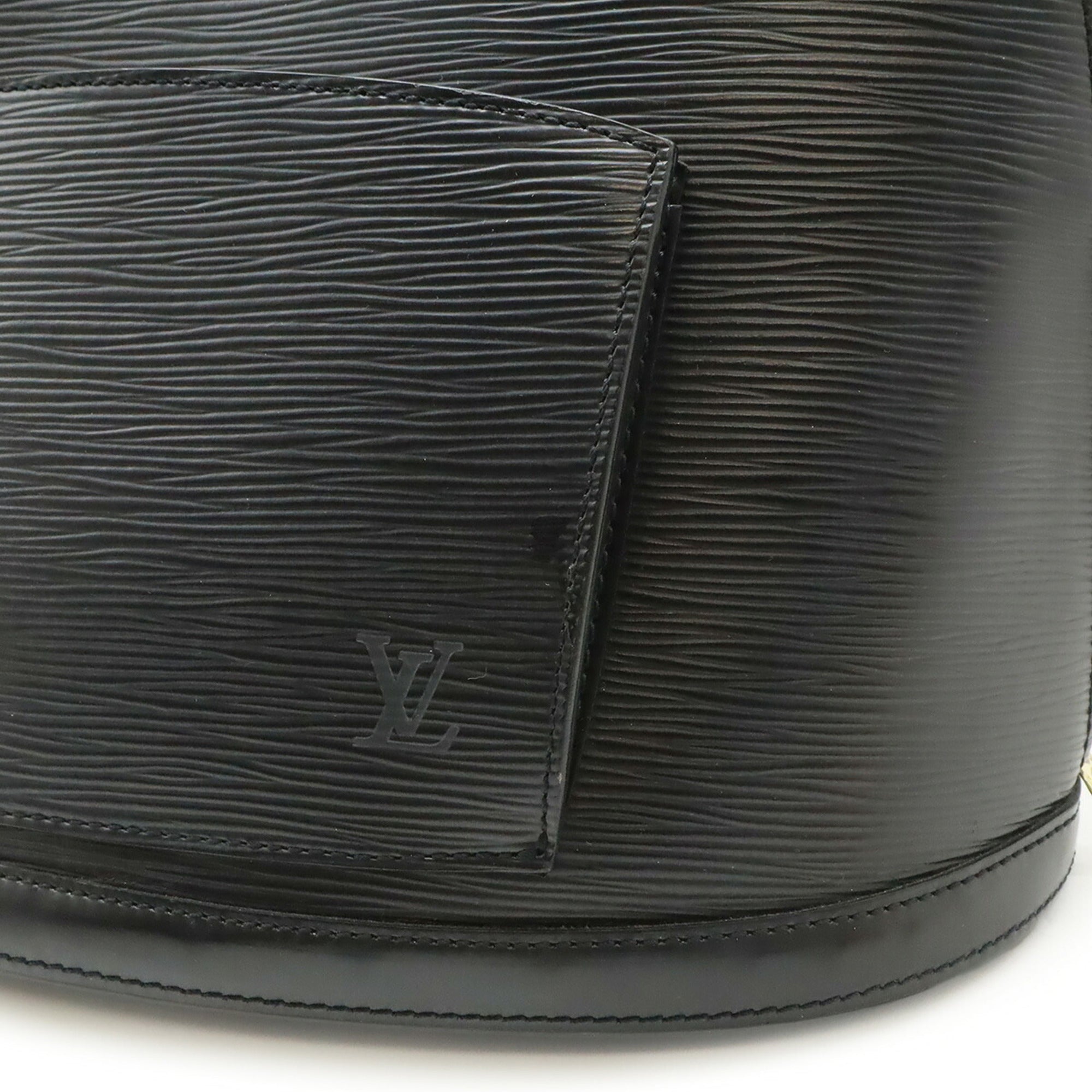 Louis Vuitton Noir Epi Leather Backpack Shoulder Bag (Pre-Owned)