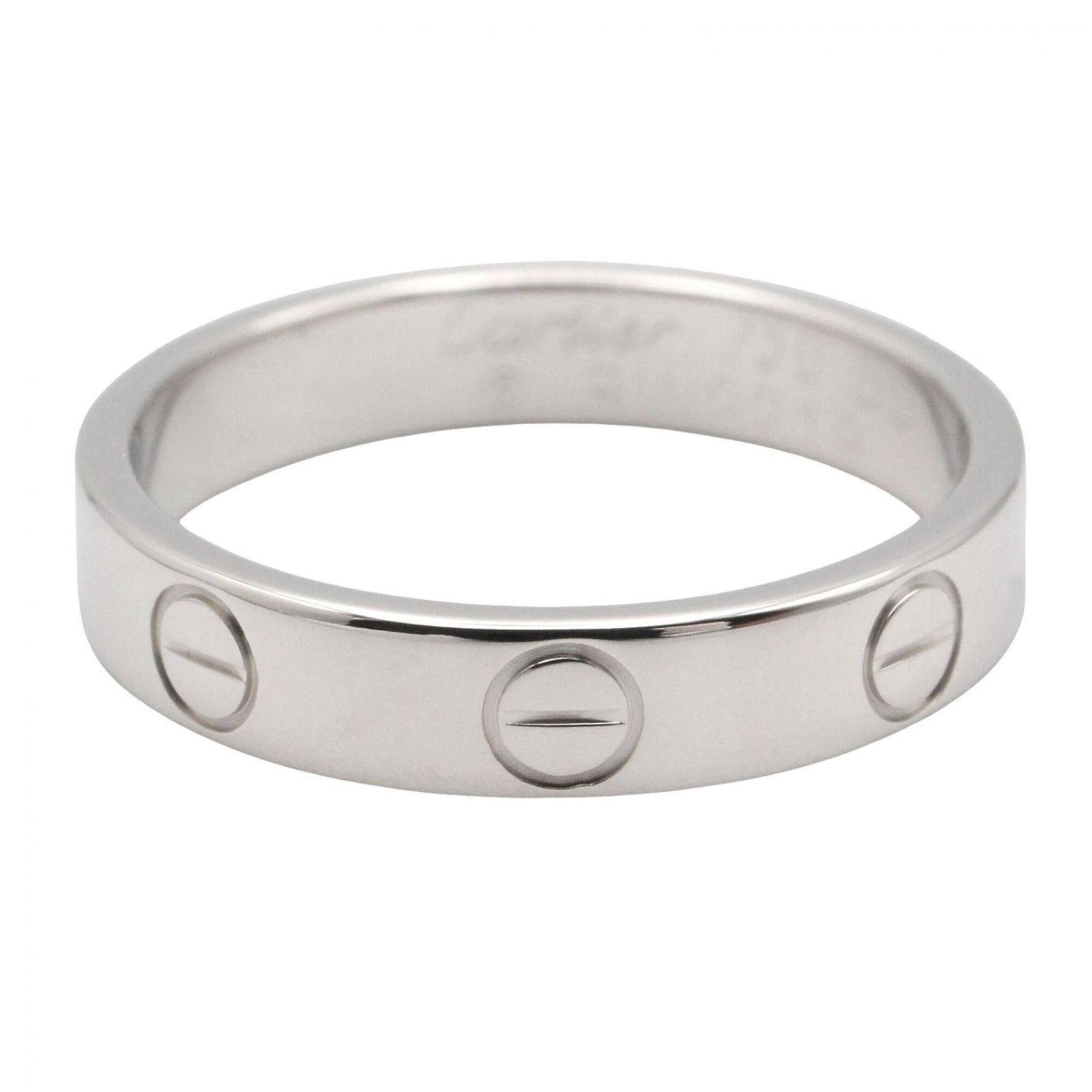 Cartier Silver White Gold (18K) Band Ring (Pre-Owned)