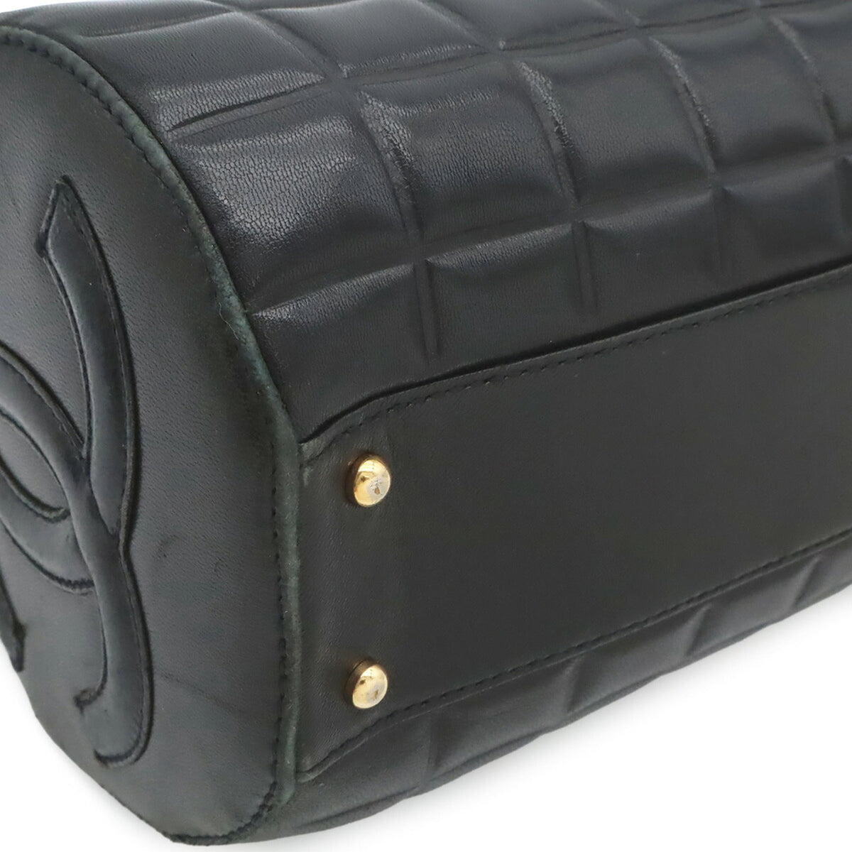 Chanel Black Leather Handbag (Pre-Owned)