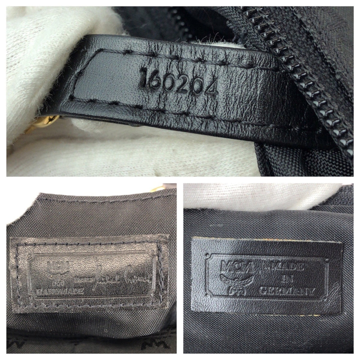 Mcm Black Nylon Leather Handbag (Pre-Owned)