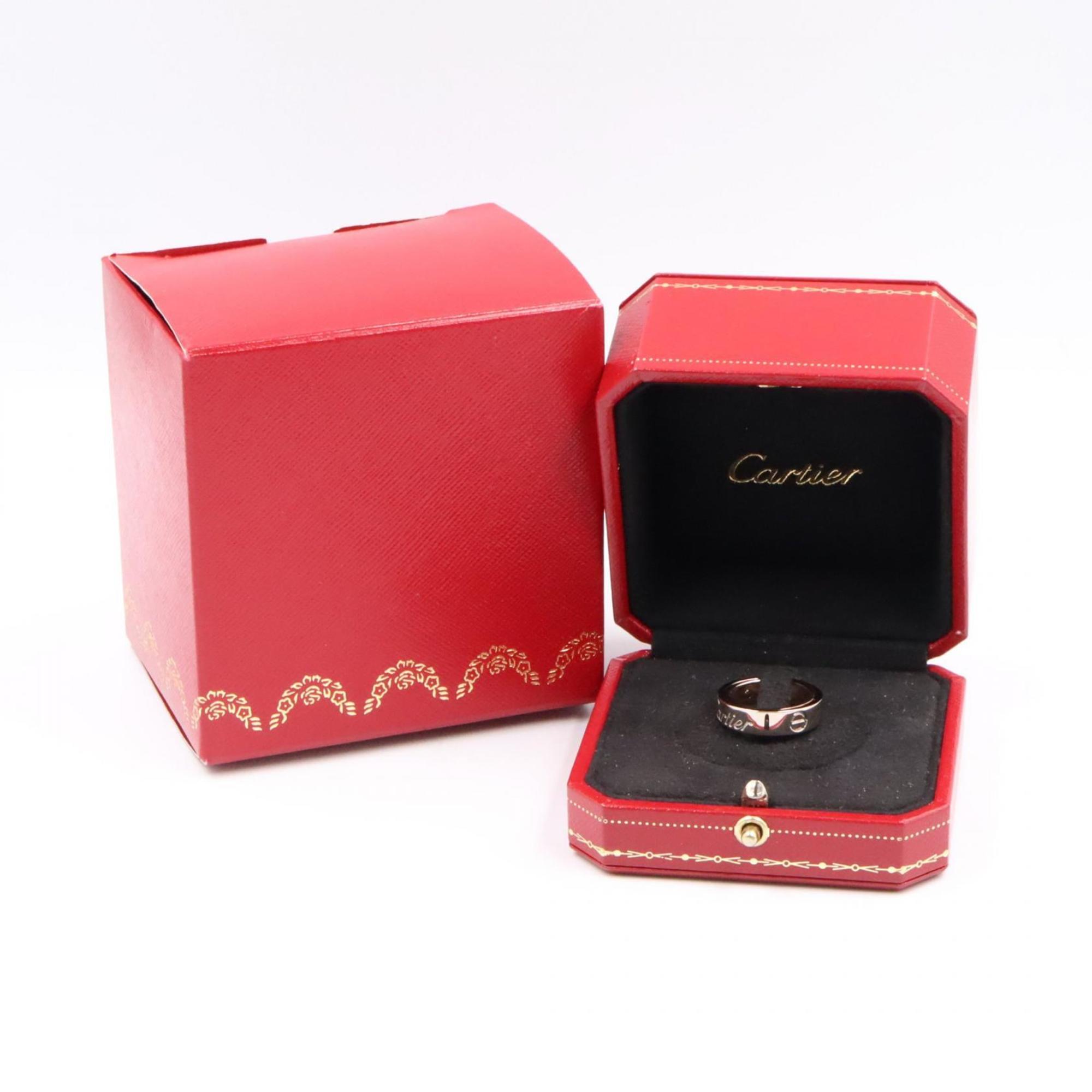 Cartier Gold Silver Pink Gold (18K) White Gold (18K) Band Ring (Pre-Owned)