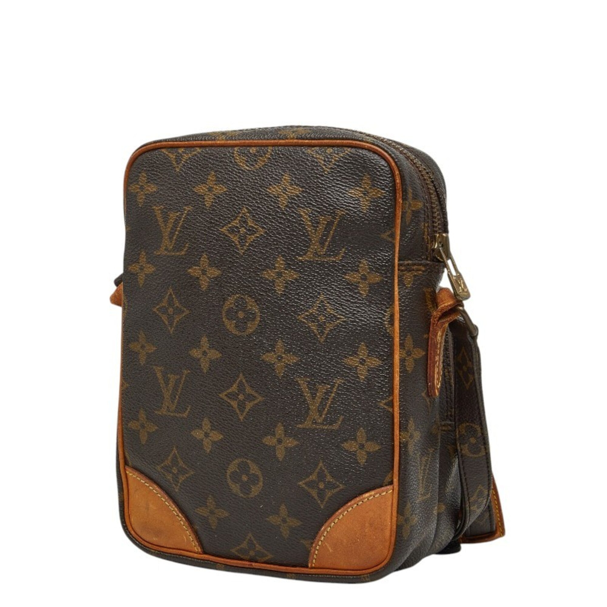 Louis Vuitton Brown Pvc Leather Shoulder Bag (Pre-Owned)