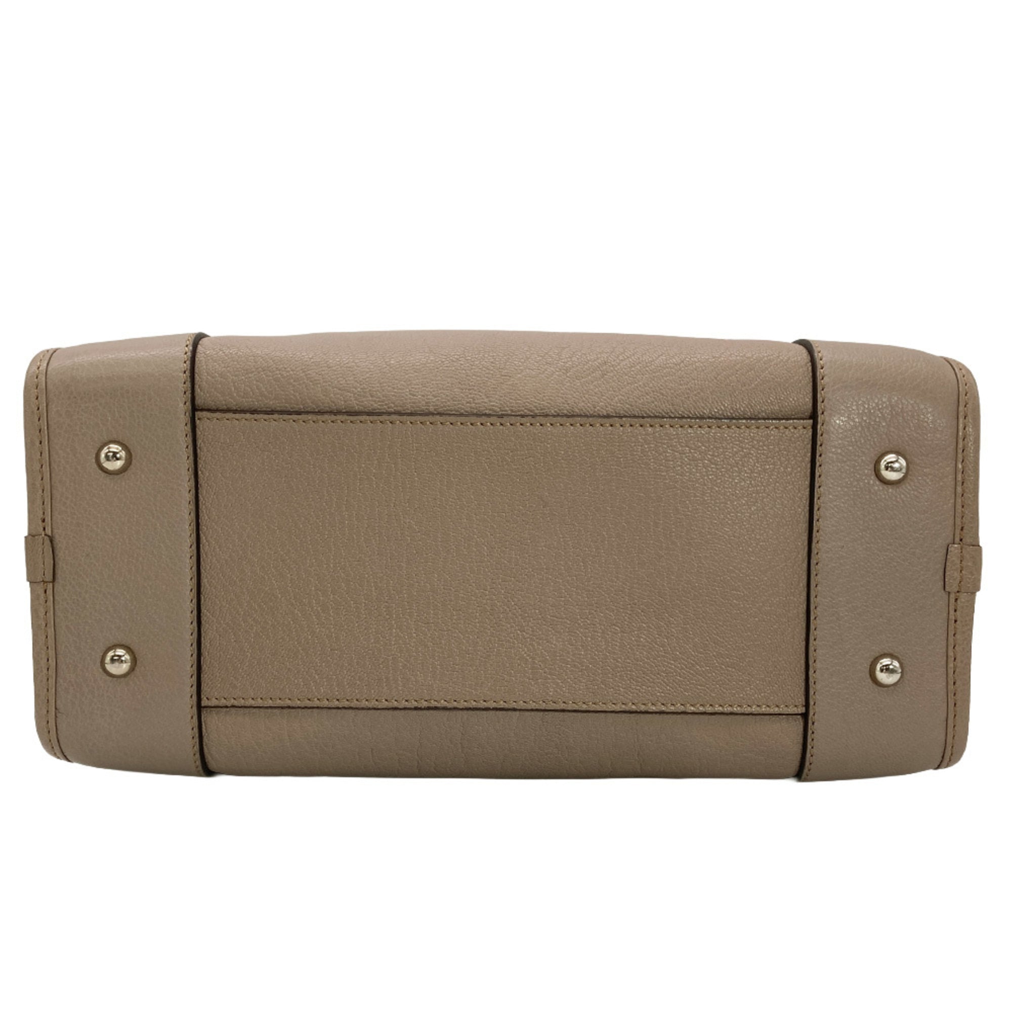 Loewe Grayish Leather Handbag (Pre-Owned)
