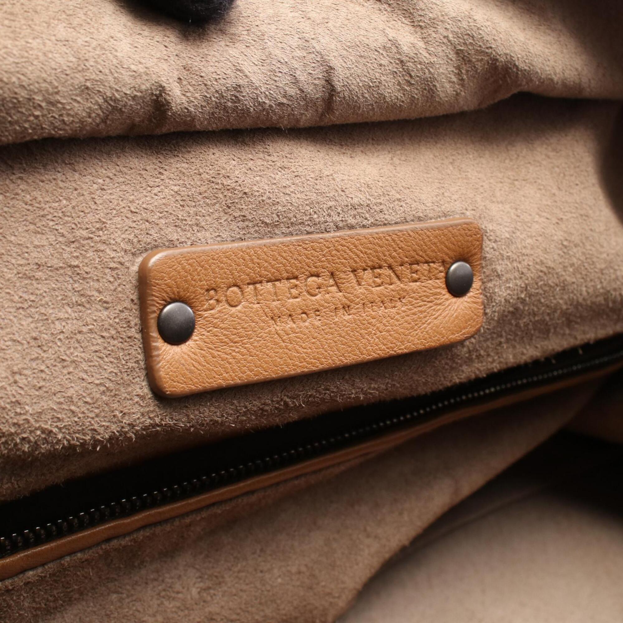 Bottega Veneta Brown Intrecciato Handbag Tote Bag (Pre-Owned)