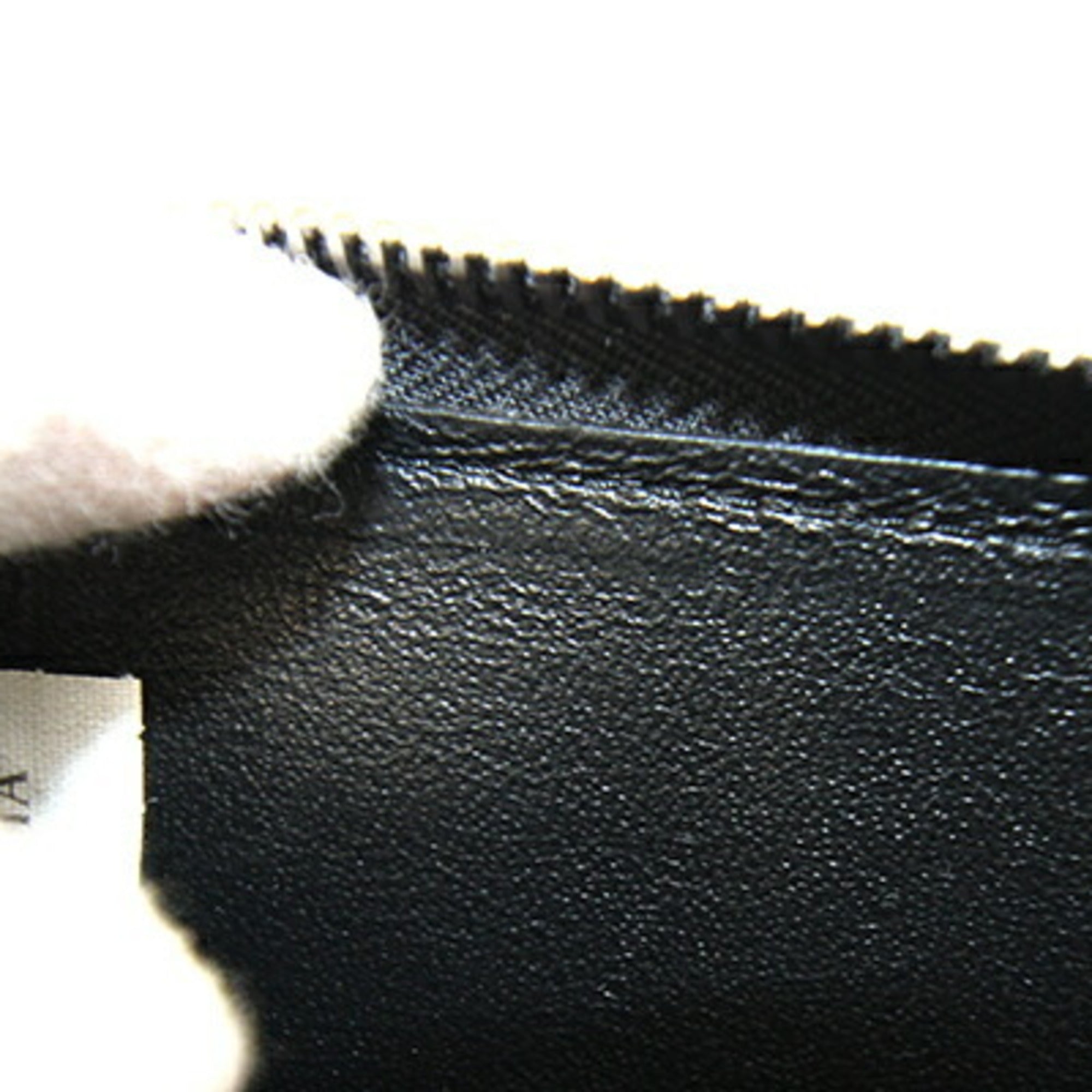 Bottega Veneta Intrecciato Black Leather Coin Purse/Coin Case (Pre-Owned)