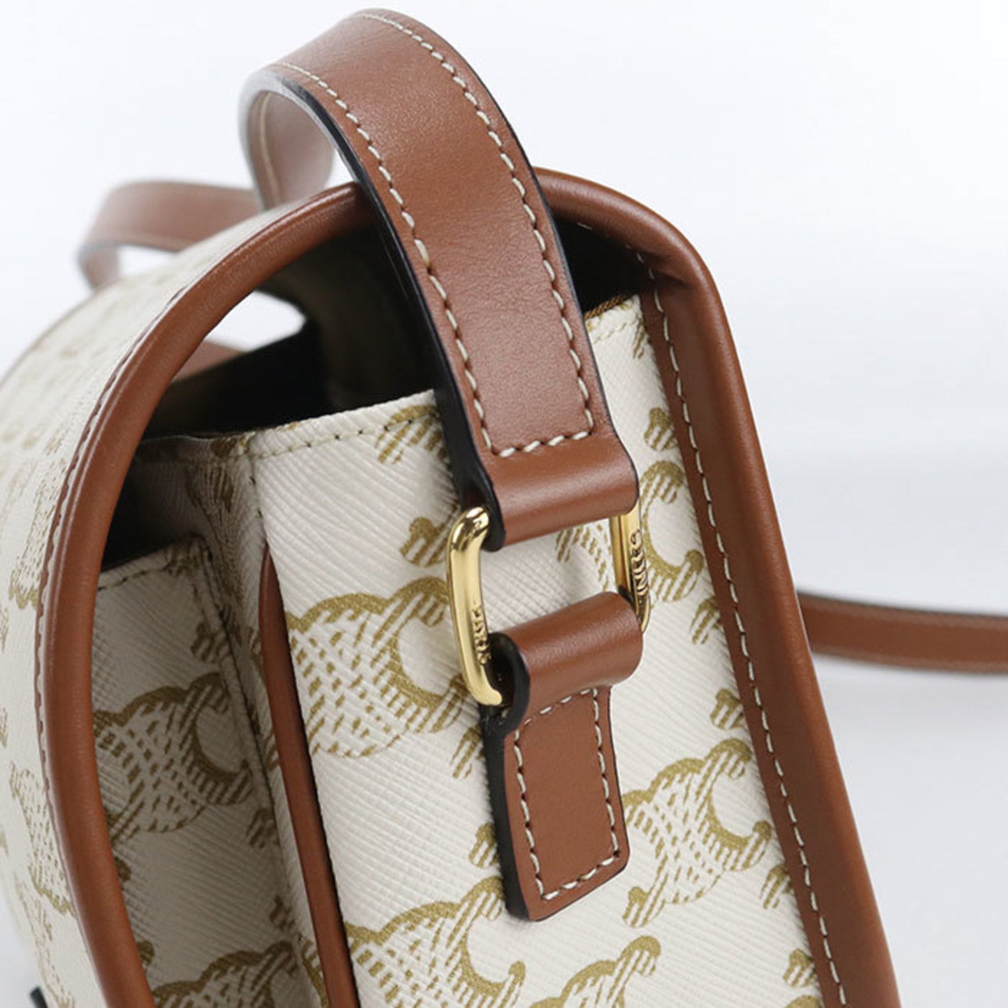 Celine White Pvc Shoulder Bag (Pre-Owned)