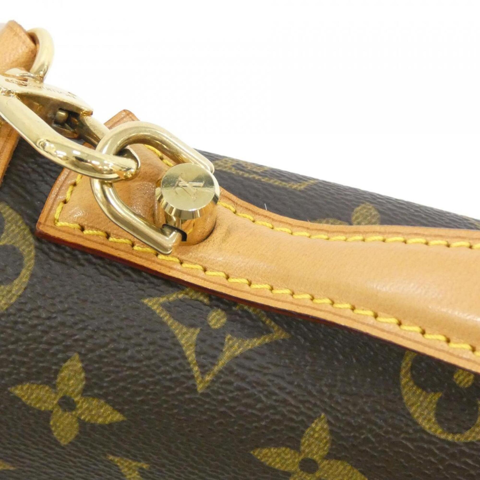 Louis Vuitton Marron Coated Canvas Handbag (Pre-Owned)