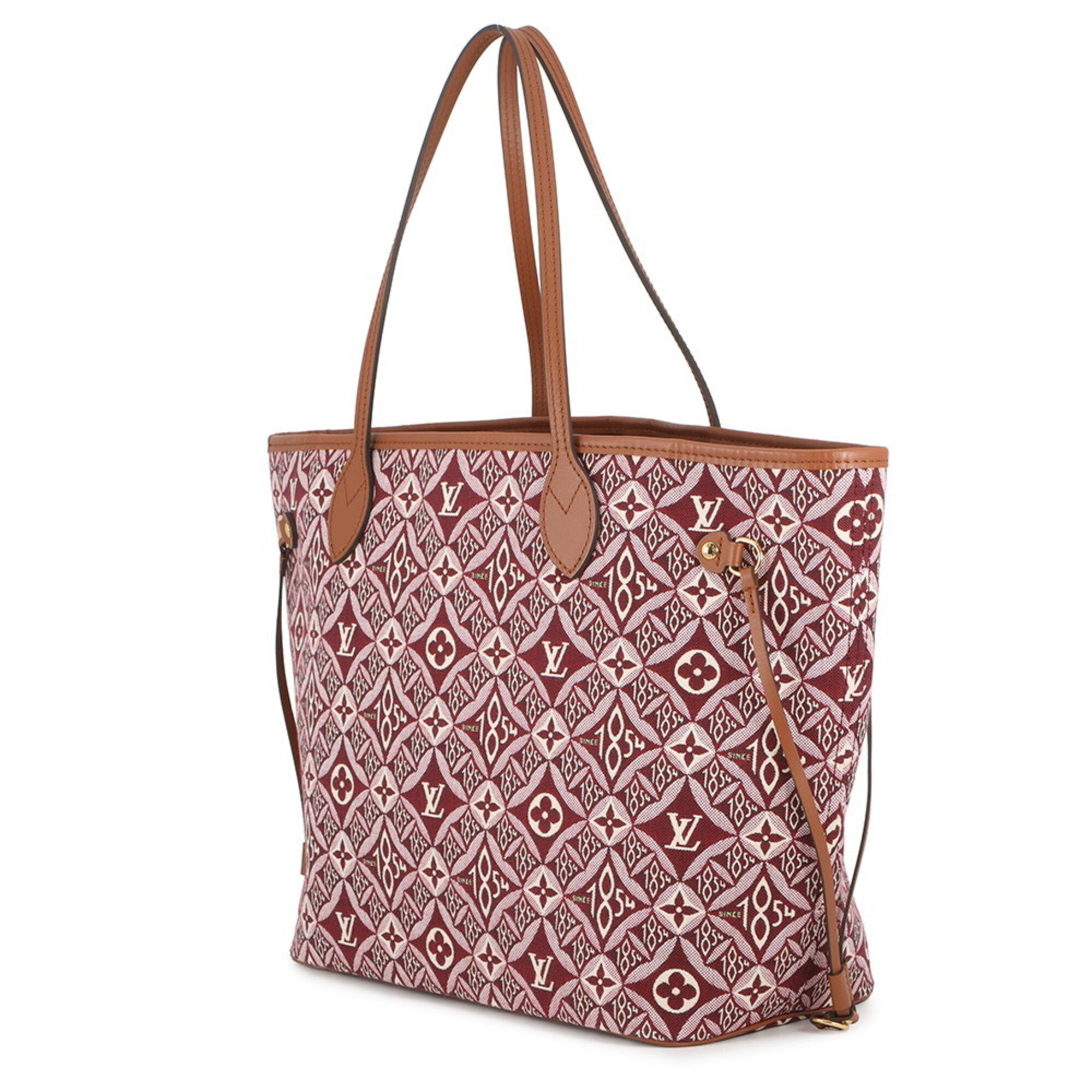 Louis Vuitton Bordeaux Monogram Jacquard Handbag Shoulder Bag Tote Bag (Pre-Owned)