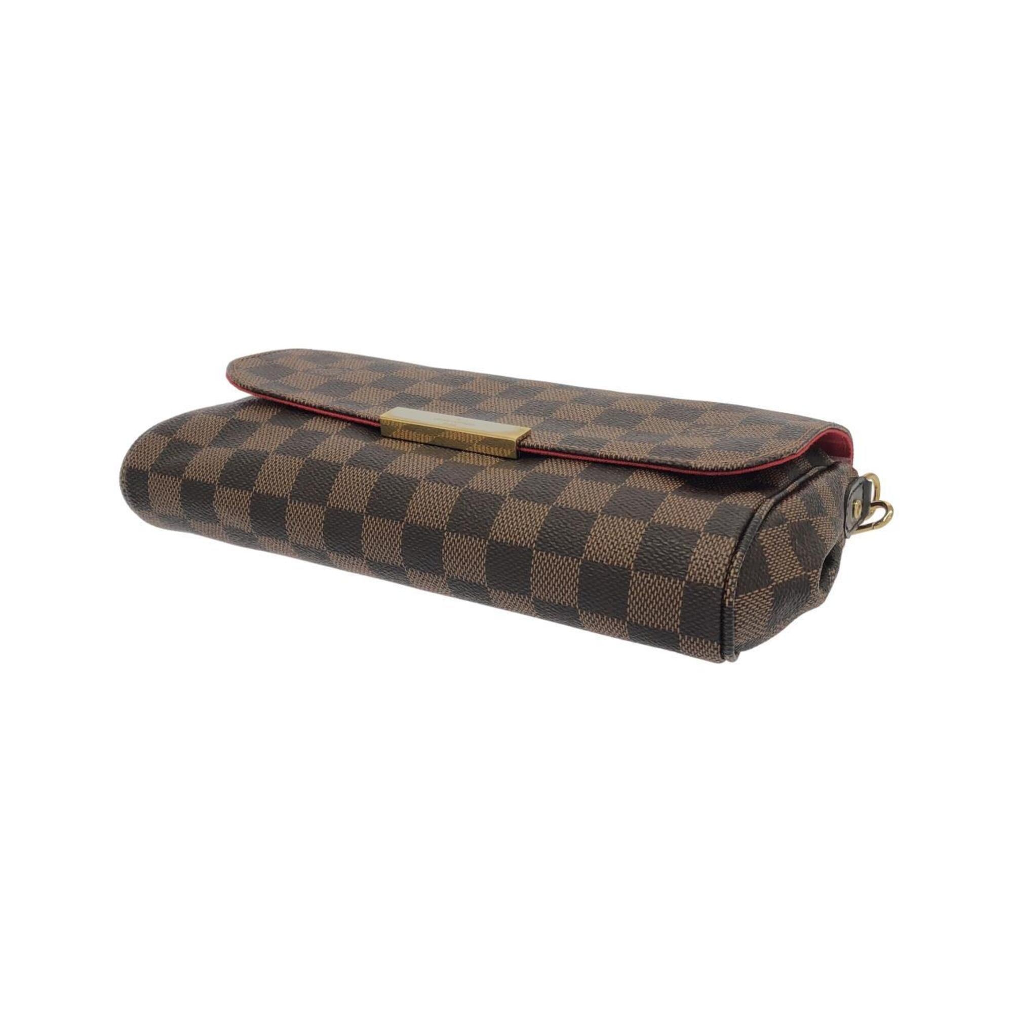 Louis Vuitton Brown Coated Canvas Shoulder Bag (Pre-Owned)