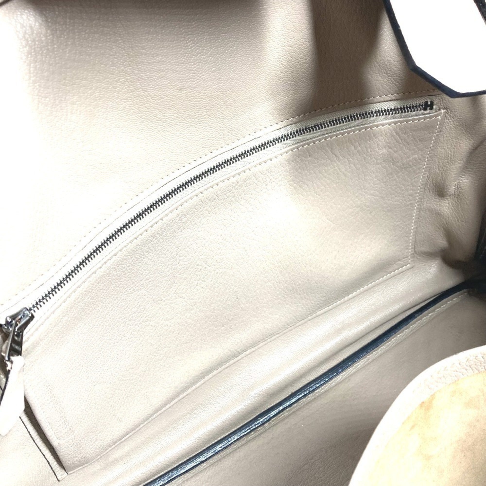 Hermes Beige Togo Leather Handbag Tote Bag (Pre-Owned)