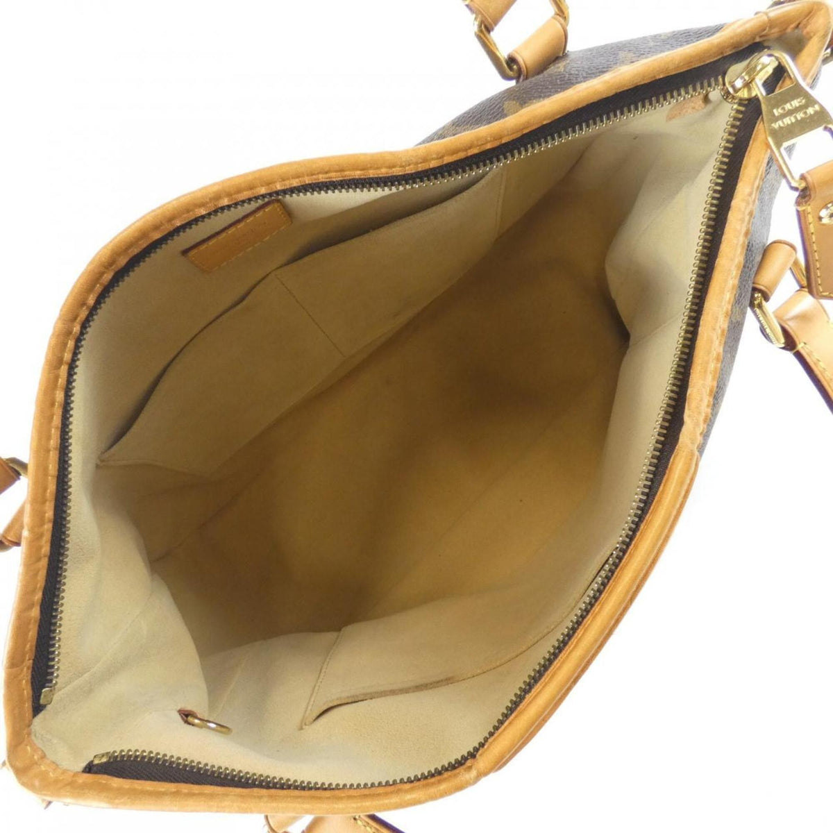 Louis Vuitton Marron Coated Canvas Handbag (Pre-Owned)