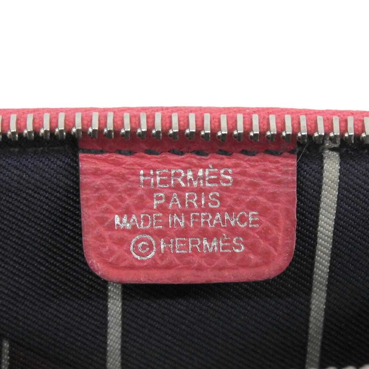 Hermes Pink Epsom Leather Coin Purse/Coin Case (Pre-Owned)