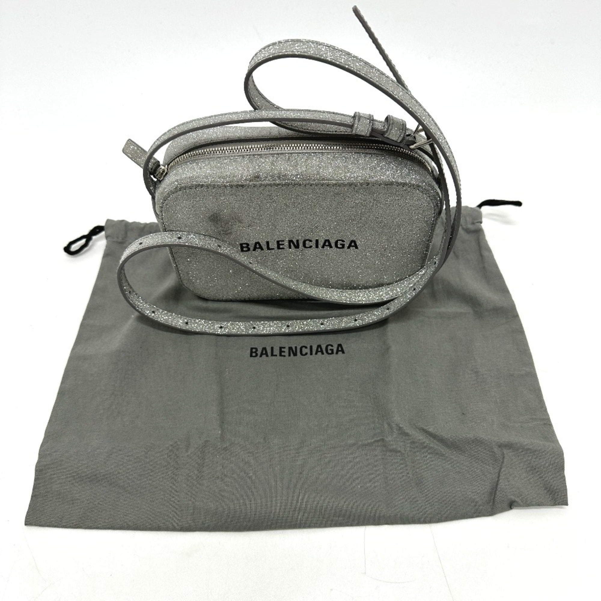Balenciaga Silver Leather Shoulder Bag (Pre-Owned)