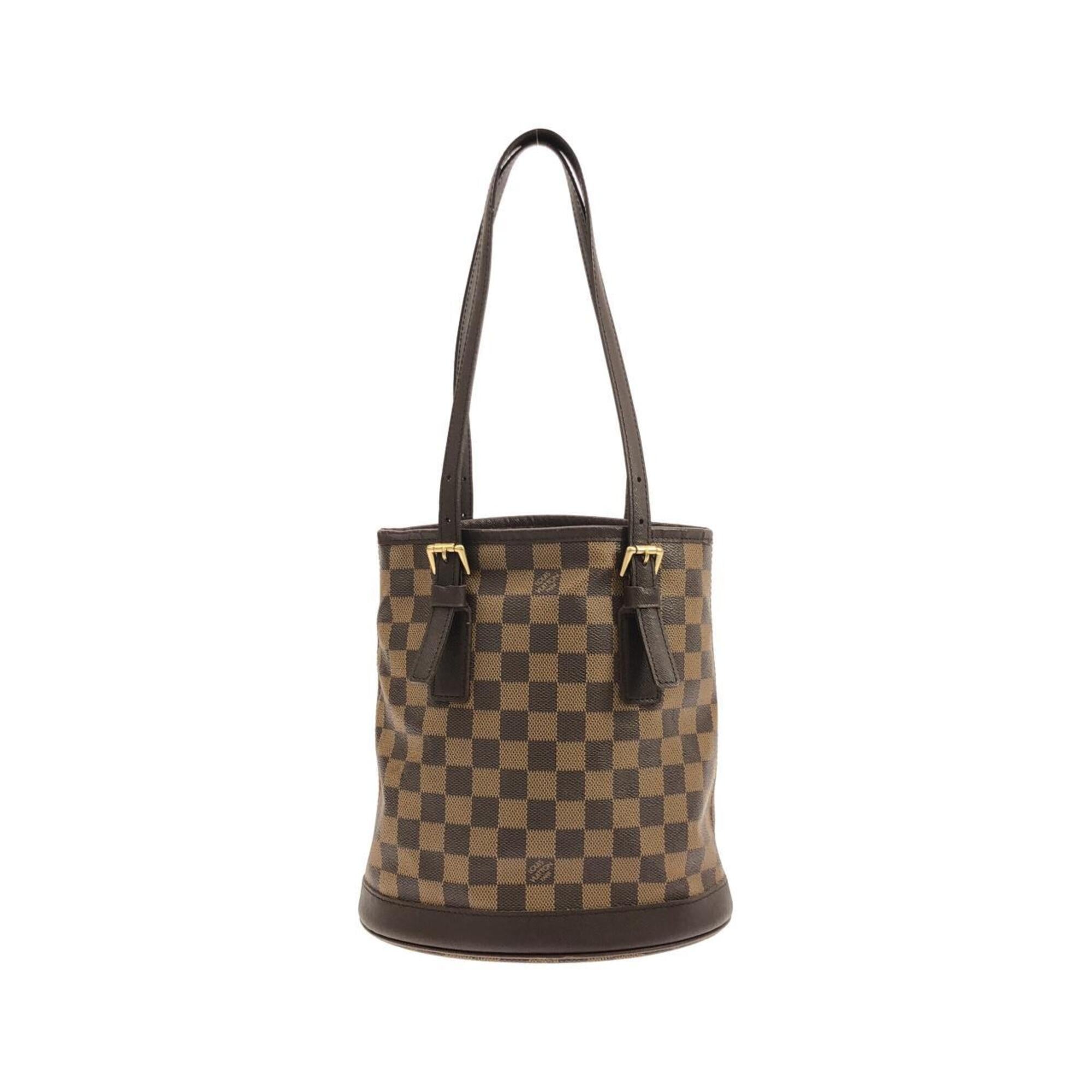 Louis Vuitton Ebene Coated Canvas Pouch Shoulder Bag (Pre-Owned)