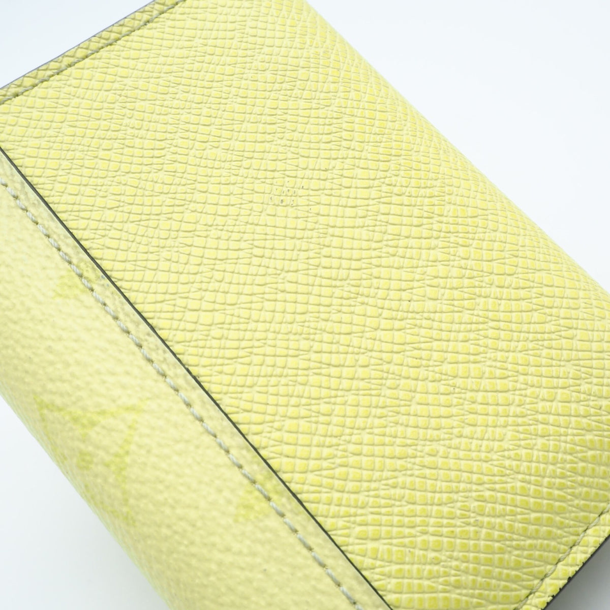 Louis Vuitton Taigarama Yellow Coated Canvas Wallet (Tri-Fold) (Pre-Owned)