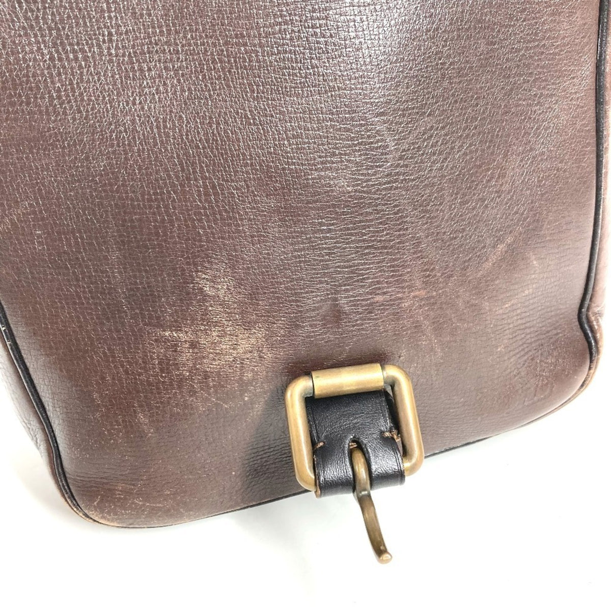 Louis Vuitton Brown Coffee Utah Leather Leather Pochette Shoulder Bag (Pre-Owned)