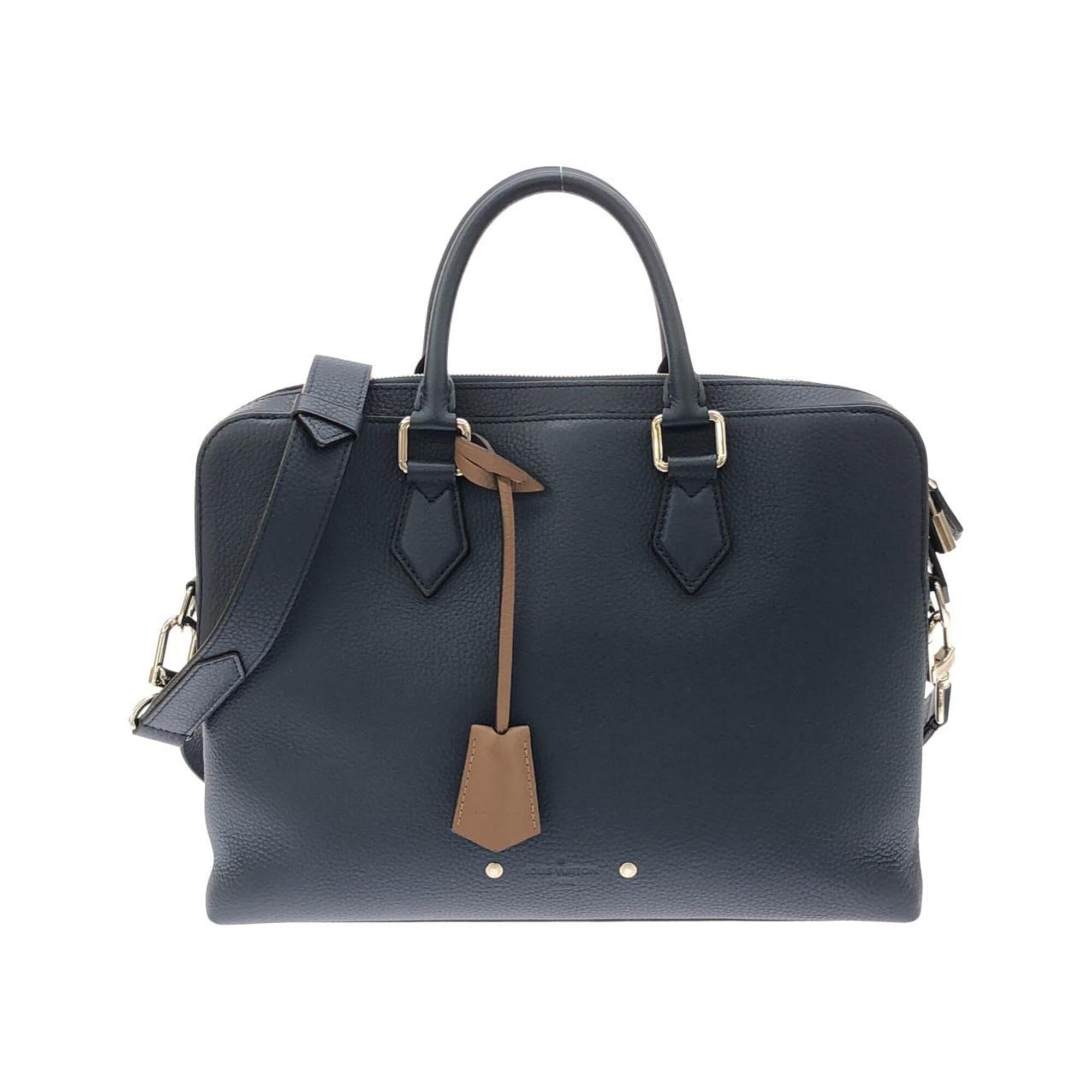 Louis Vuitton Taurillon Navy Leather Briefcase (Pre-Owned)