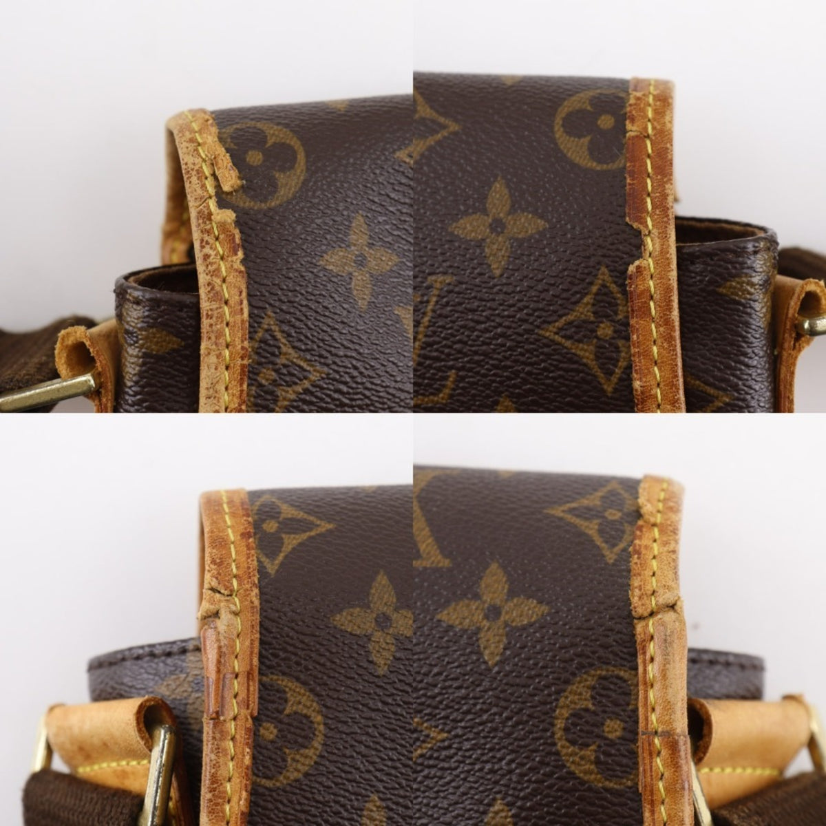 Louis Vuitton Brown Monogram Messenger Bag Shoulder Bag (Pre-Owned)