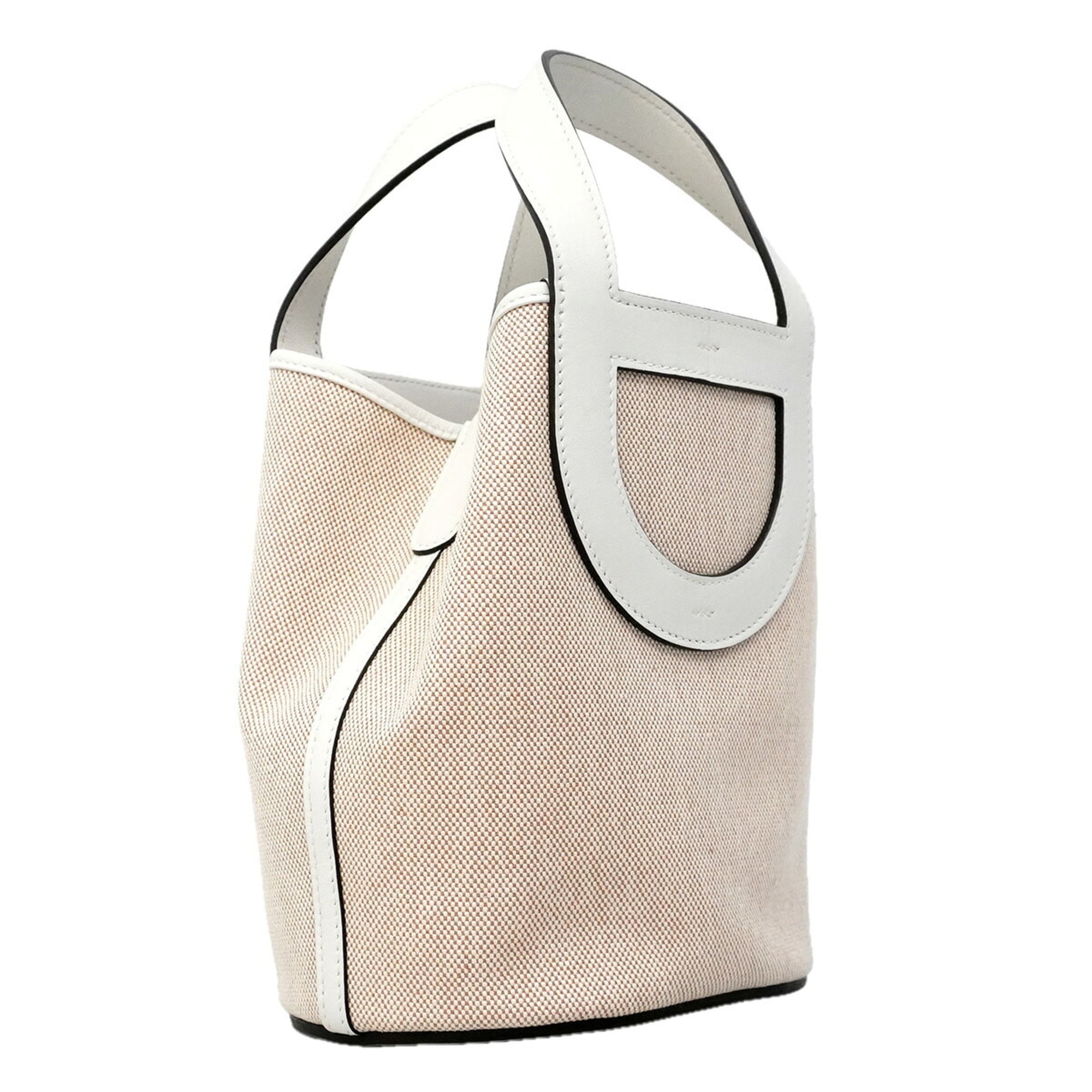 Hermes Beige Toile H Handbag (Pre-Owned)