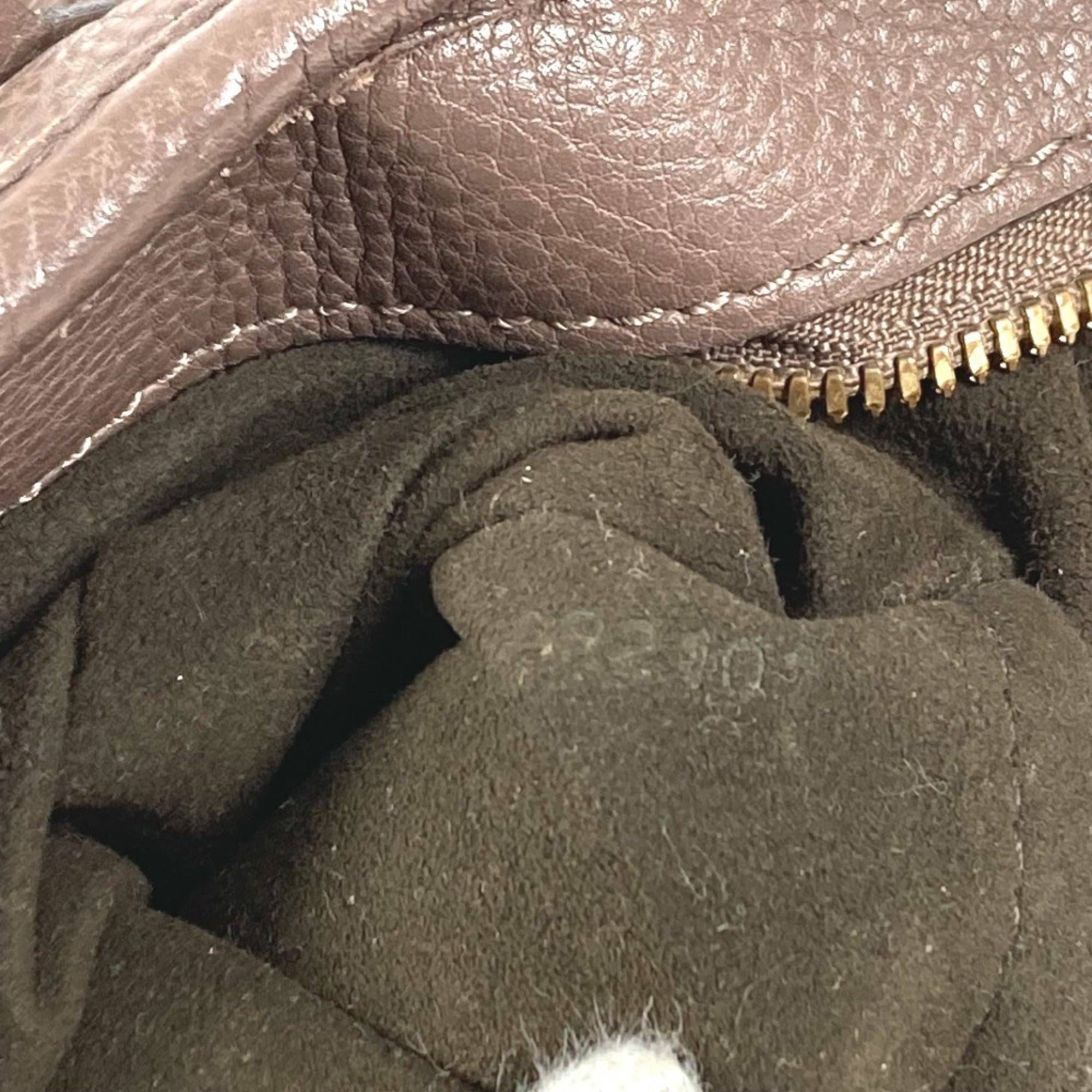 Louis Vuitton Brown Monogram Mahina Leather Leather Handbag Shoulder Bag Tote Bag (Pre-Owned)