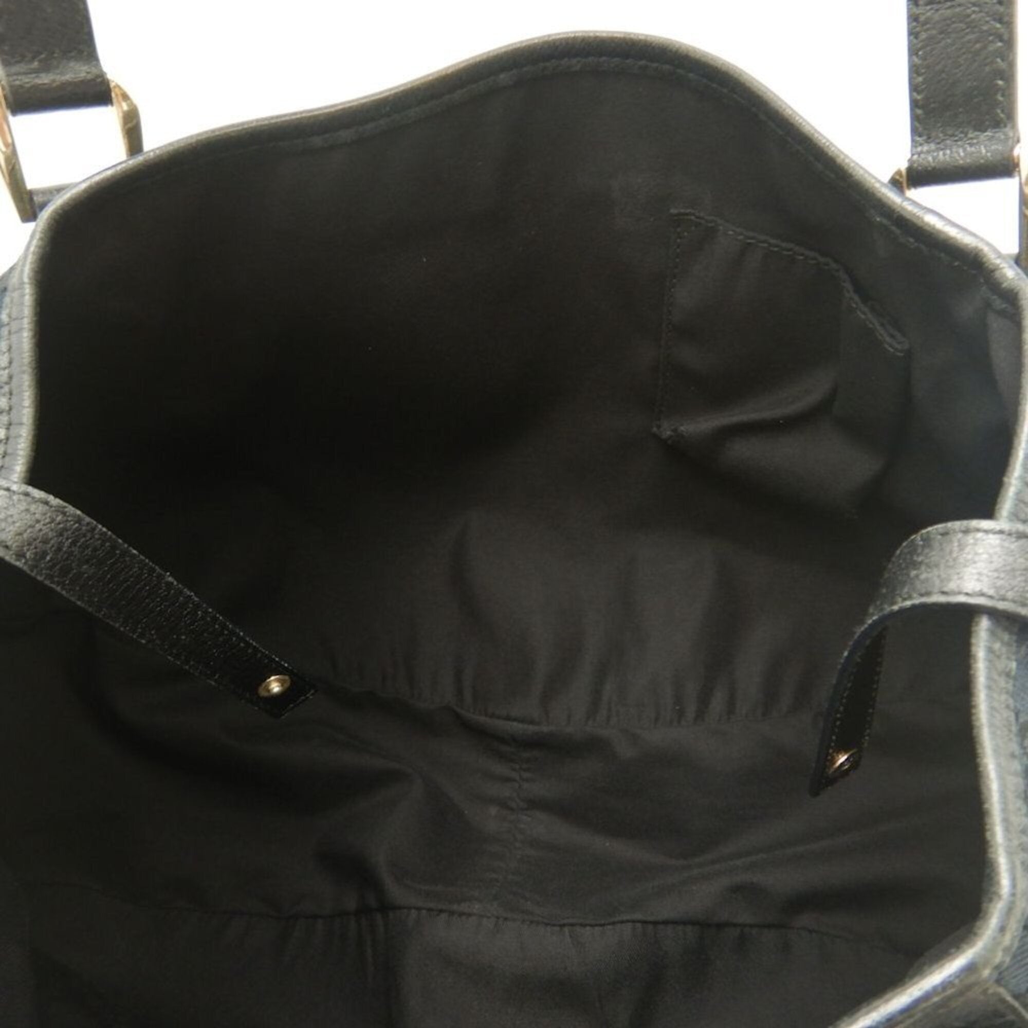 Gucci Black Gg Canvas Tote Bag (Pre-Owned)