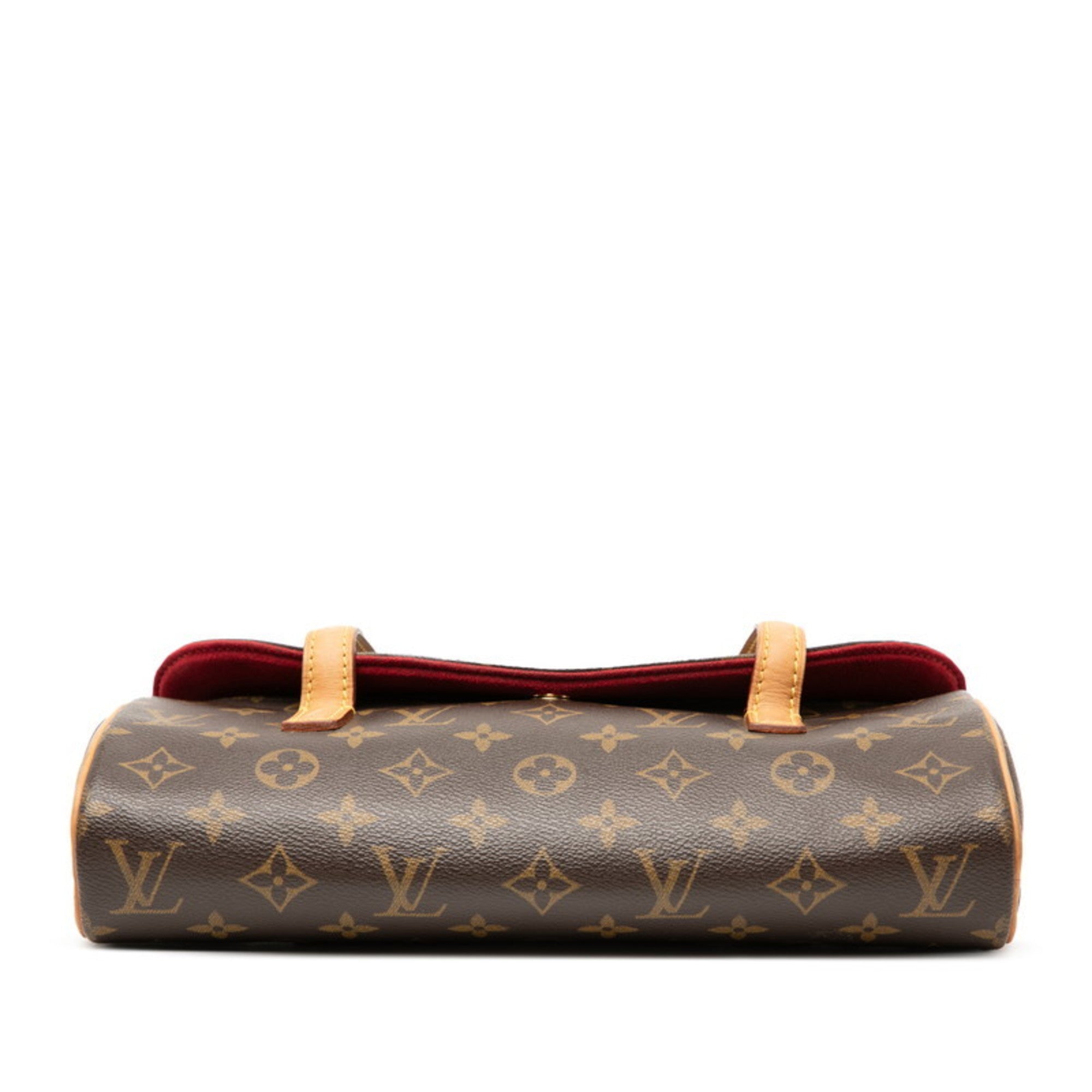 Louis Vuitton Brown Pvc Leather Handbag (Pre-Owned)
