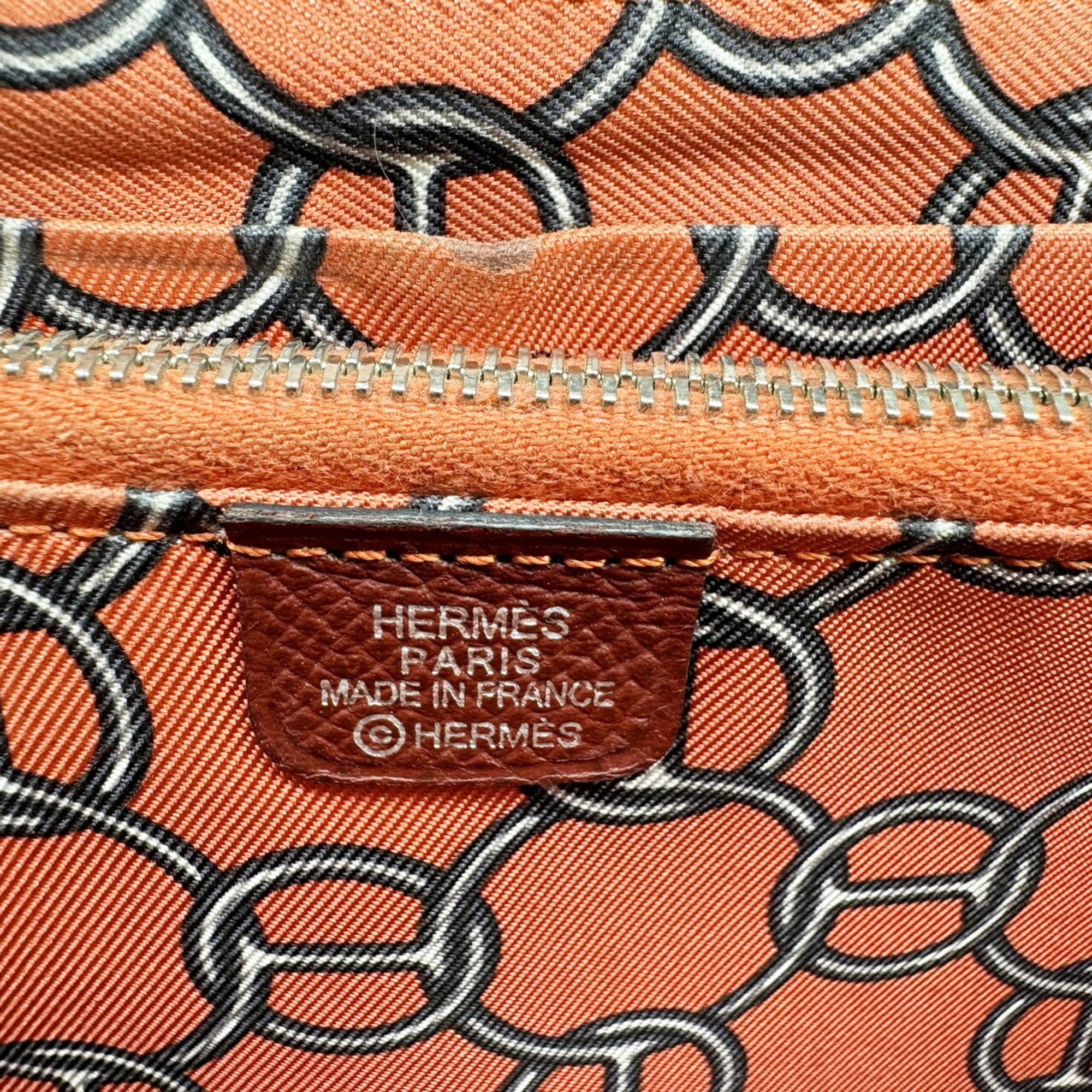 Hermes Azap Rouge H Epsom Leather Long Wallet (Bi-Fold) (Pre-Owned)