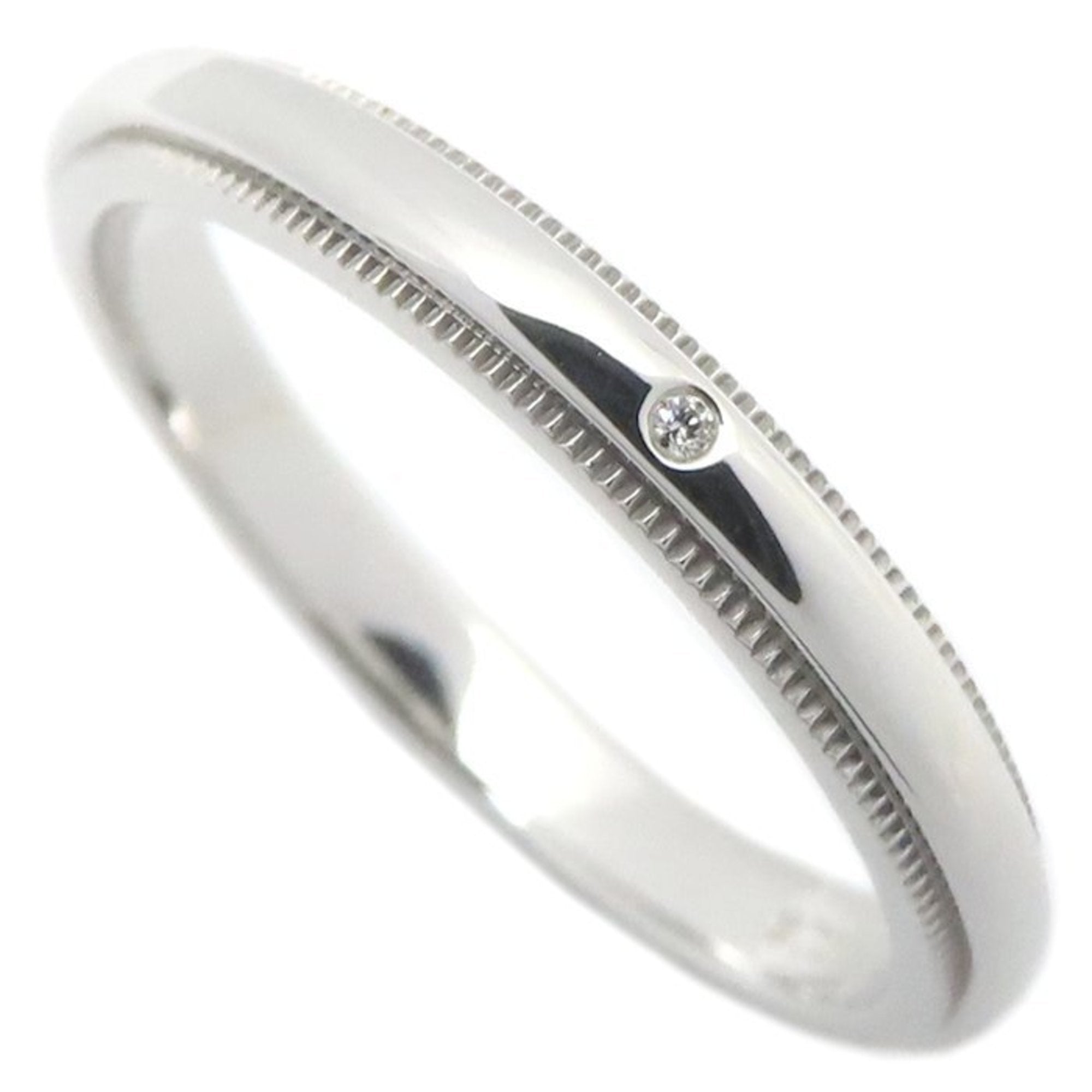 Tiffany Platinum Platinum 950 Band Ring (Pre-Owned)