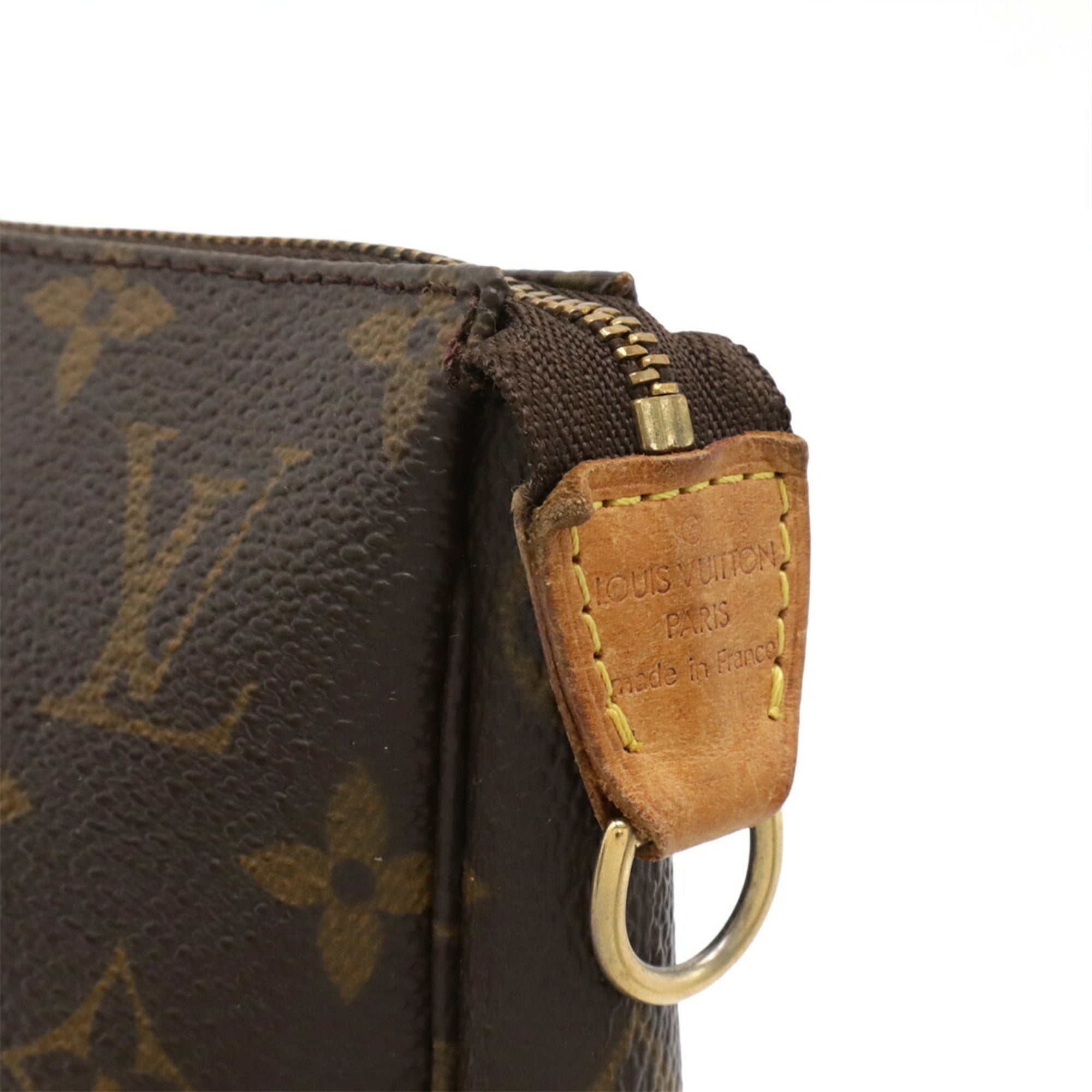 Louis Vuitton Brown Monogram Canvas Pvc Coated Canvas Handbag Pochette Pouch (Pre-Owned)