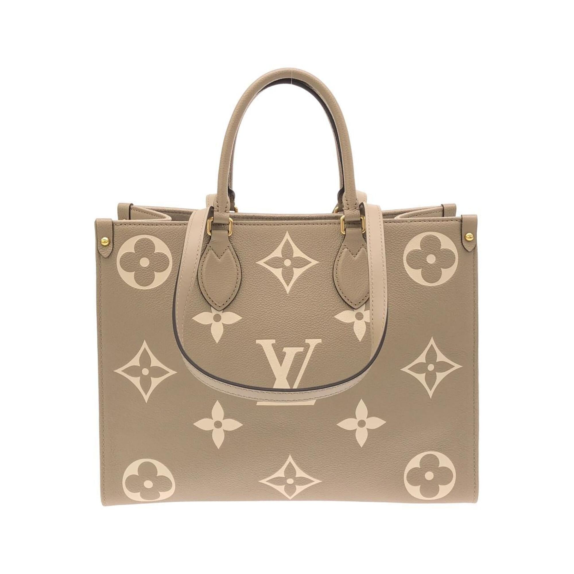 Louis Vuitton Tourterelle Leather Handbag (Pre-Owned)