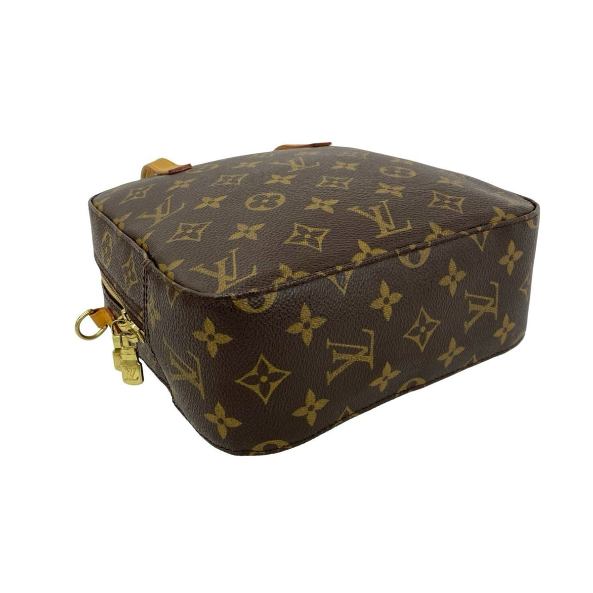 Louis Vuitton Brown Leather Pvc Handbag Shoulder Bag (Pre-Owned)