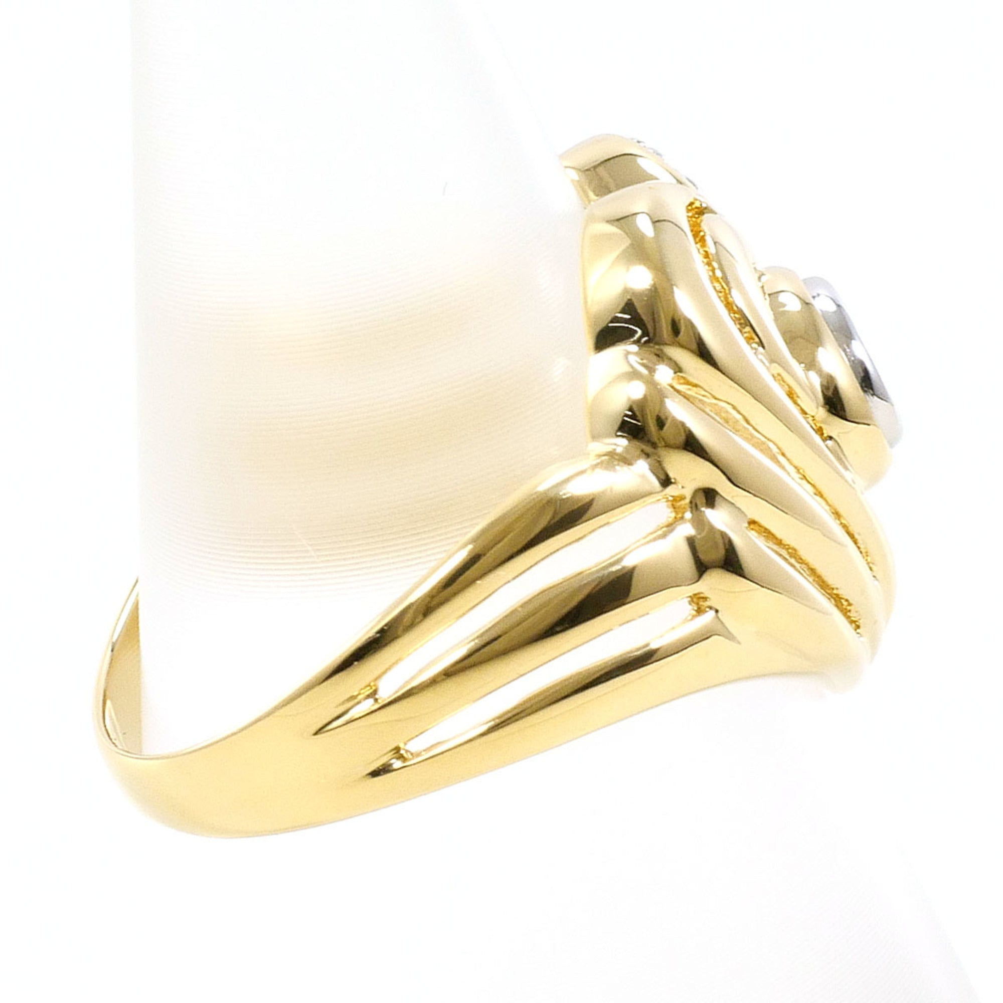 Unbranded Platinum Yellow Gold Yellow Gold (18K) Platinum 900 Band Ring (Pre-Owned)