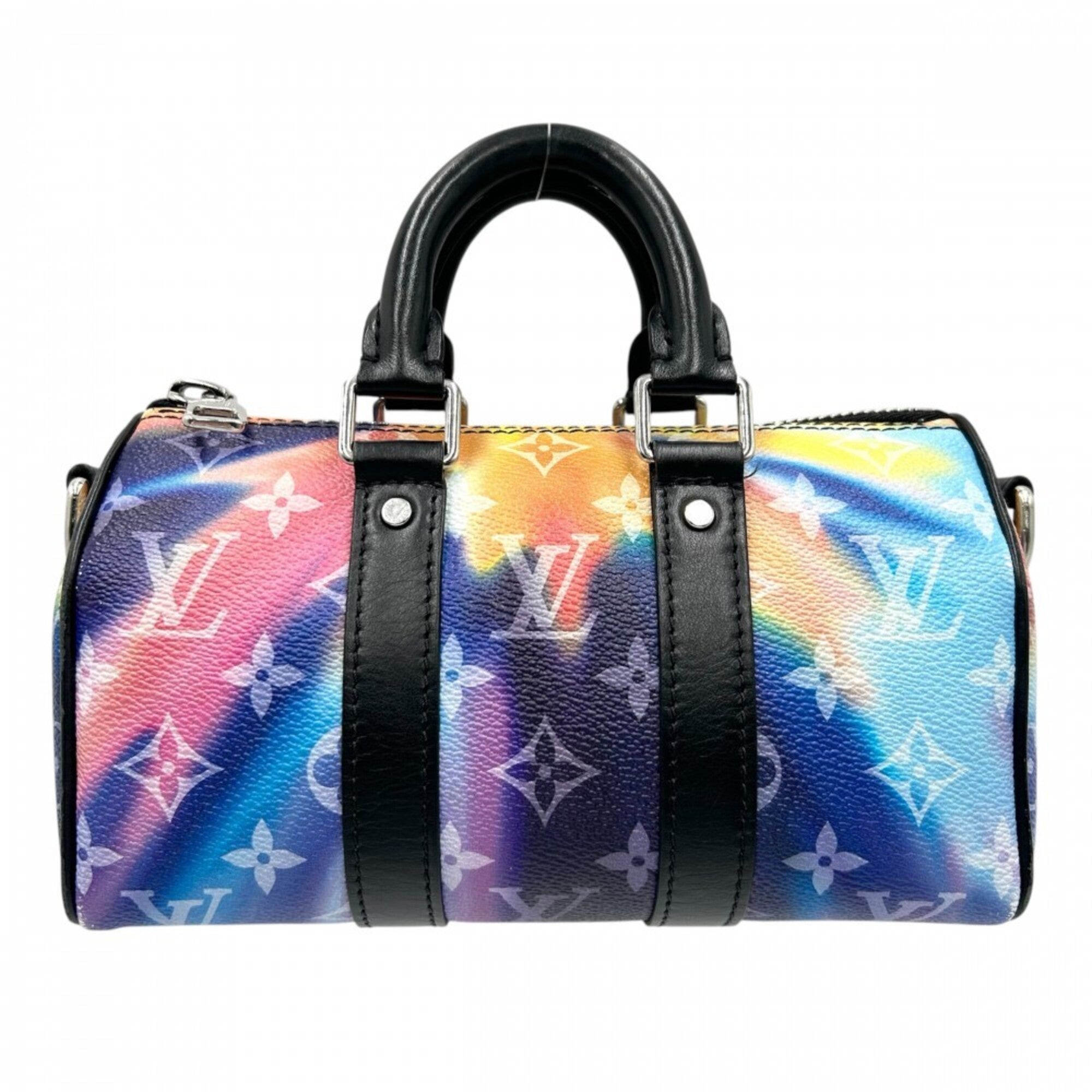 Louis Vuitton Black Multi-Color Monogram Handbag (Pre-Owned)