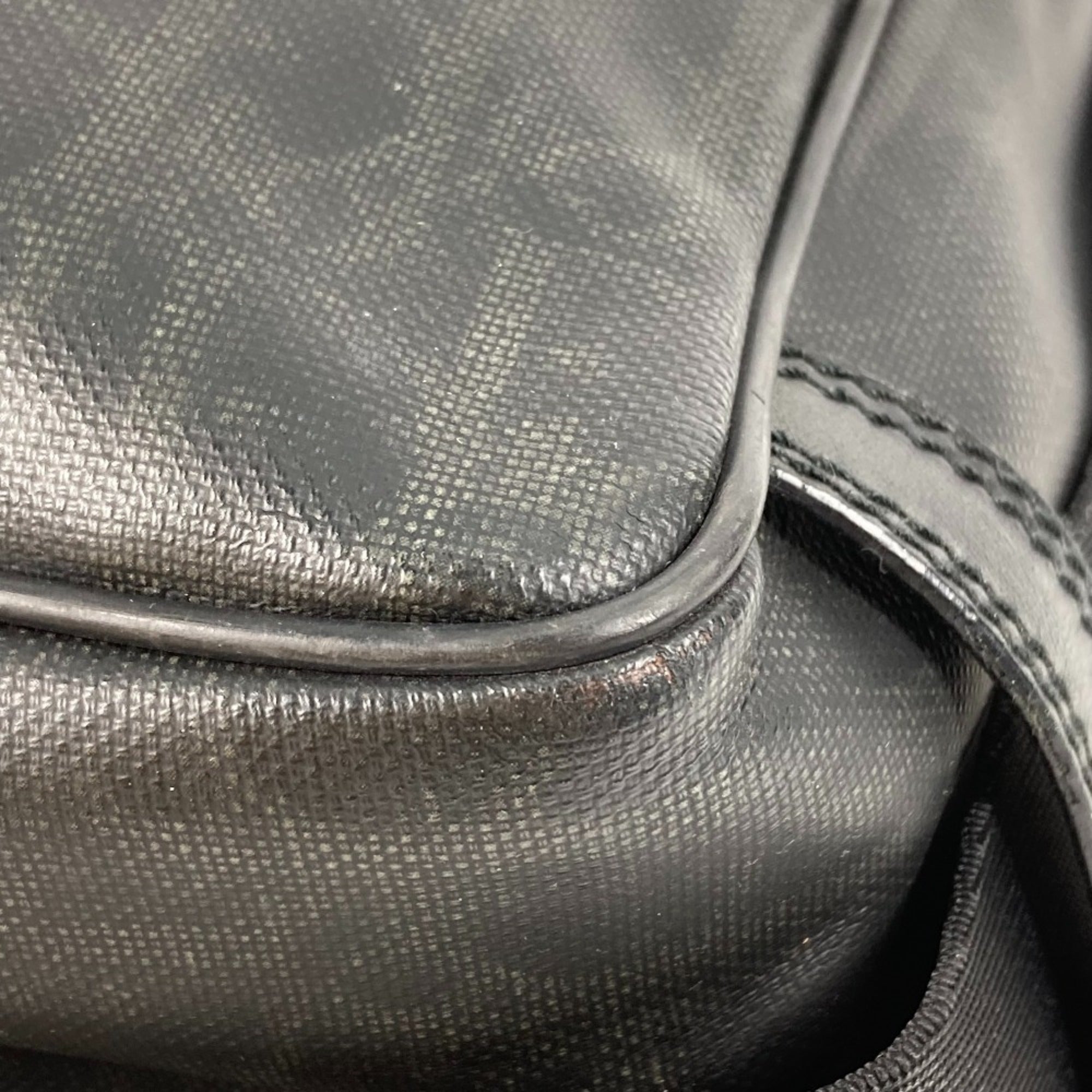 Dior Homme Black Pvc Messenger Bag Shoulder Bag (Pre-Owned)