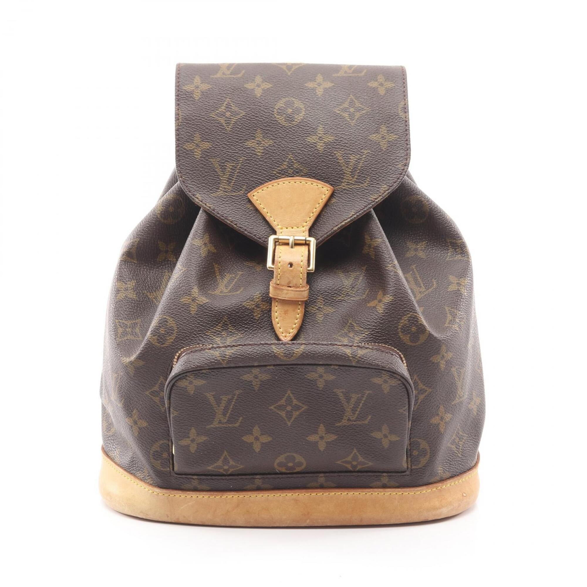 Louis Vuitton Brown Coated Canvas Monogram Pvc Leather Backpack (Pre-Owned)