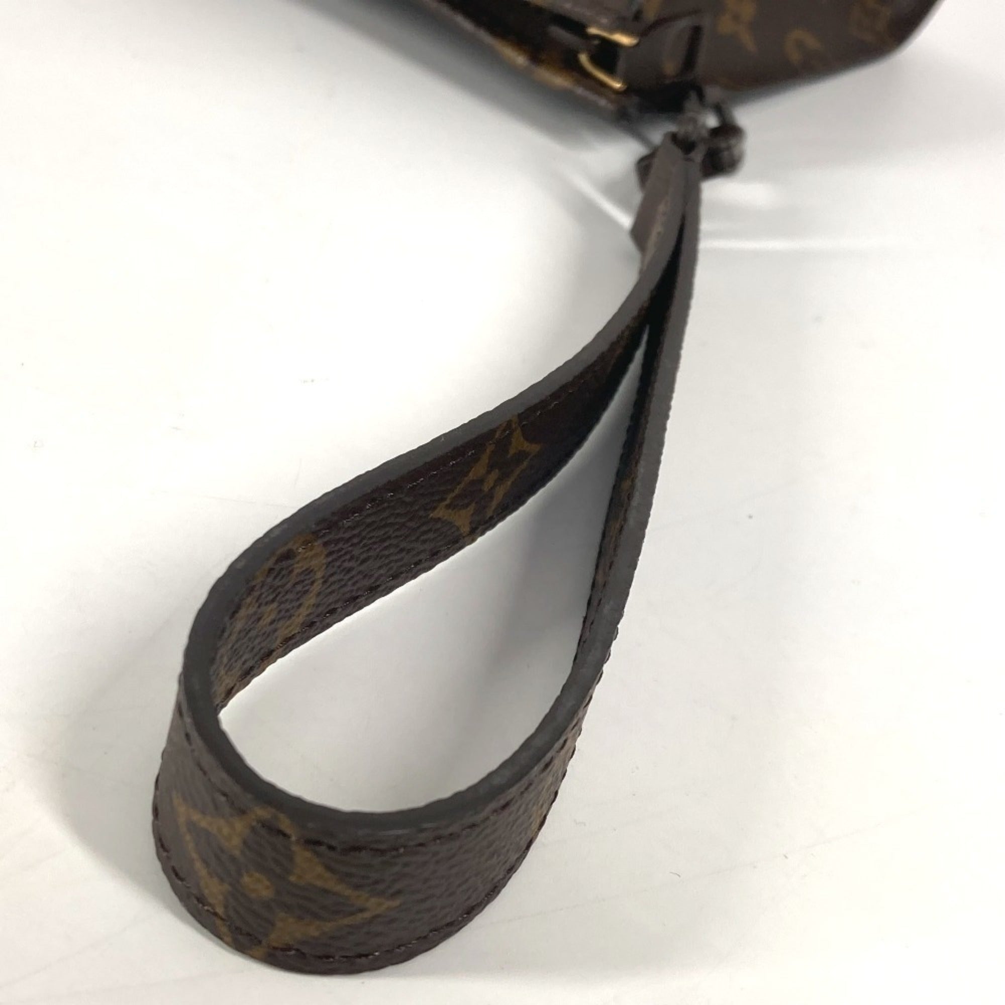 Louis Vuitton Brown Damier Canvas Monogram Monogram Vinyl Clutch Bag Pouch (Pre-Owned)