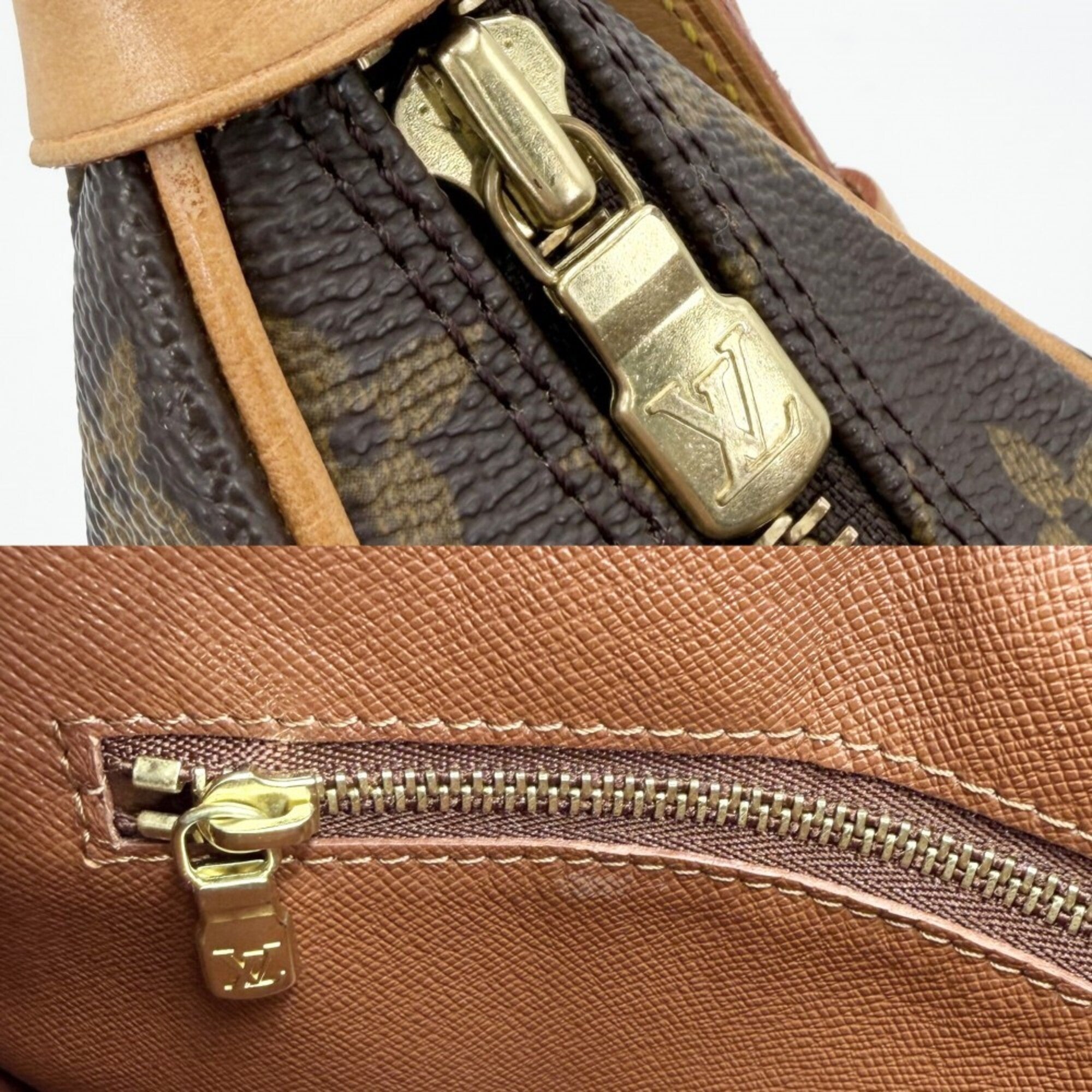 Louis Vuitton Brown Monogram Shoulder Bag (Pre-Owned)