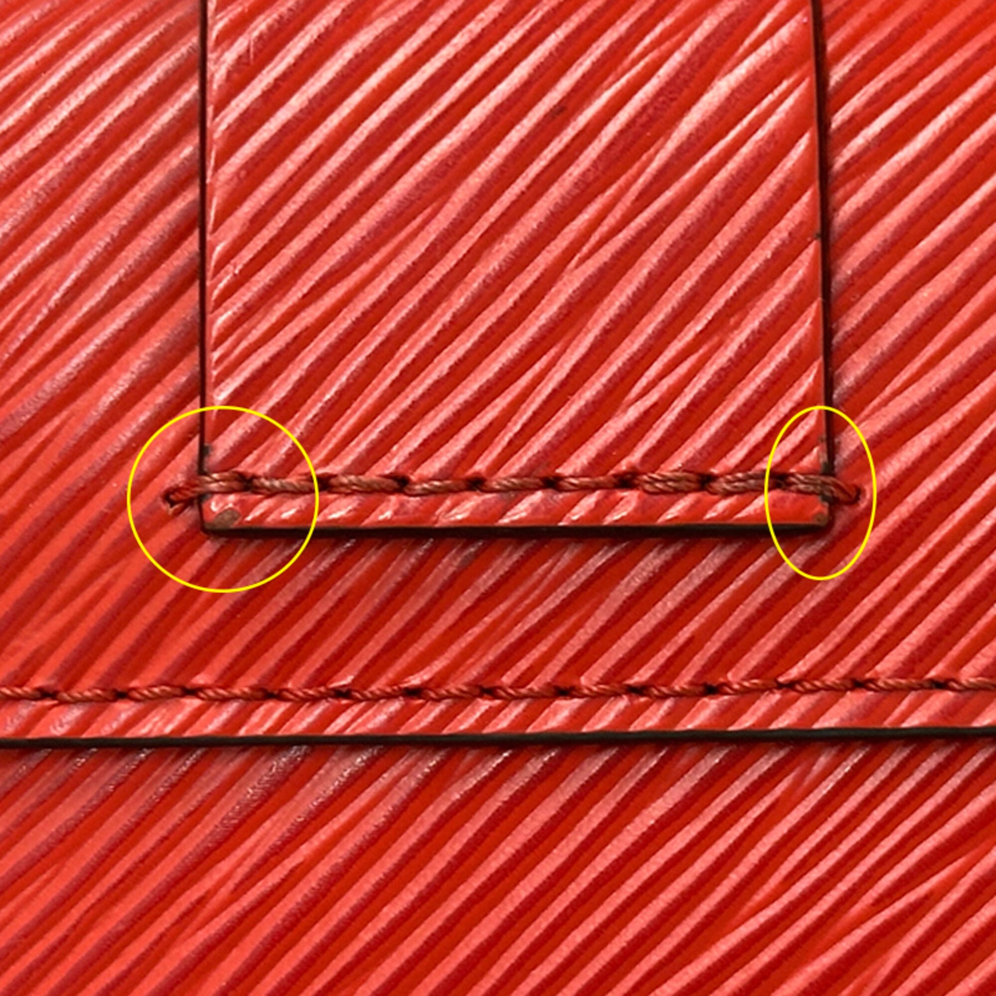 Louis Vuitton Coquelicots Red Color Epi Leather Handbag Shoulder Bag (Pre-Owned)