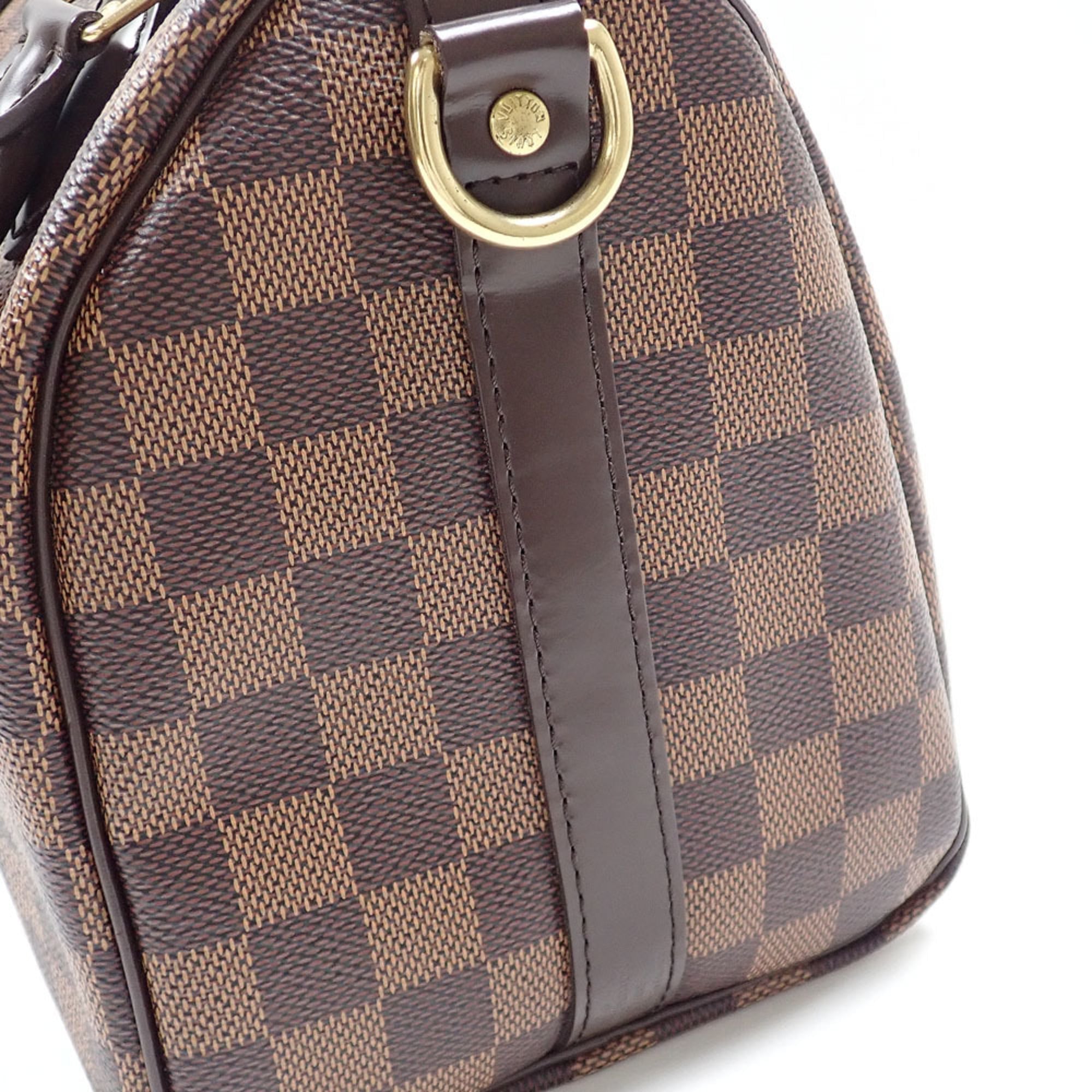 Louis Vuitton Damier Canvas Ebene Damier Canvas Handbag (Pre-Owned)