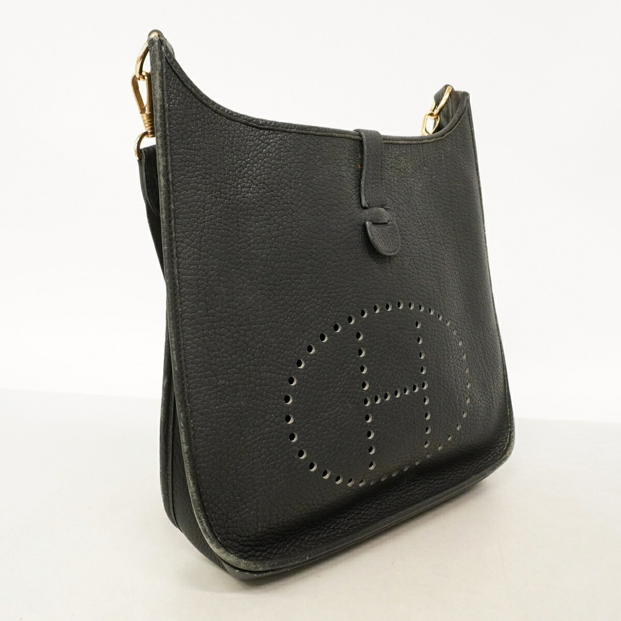 Hermes Black Ardennes Leather Shoulder Bag (Pre-Owned)